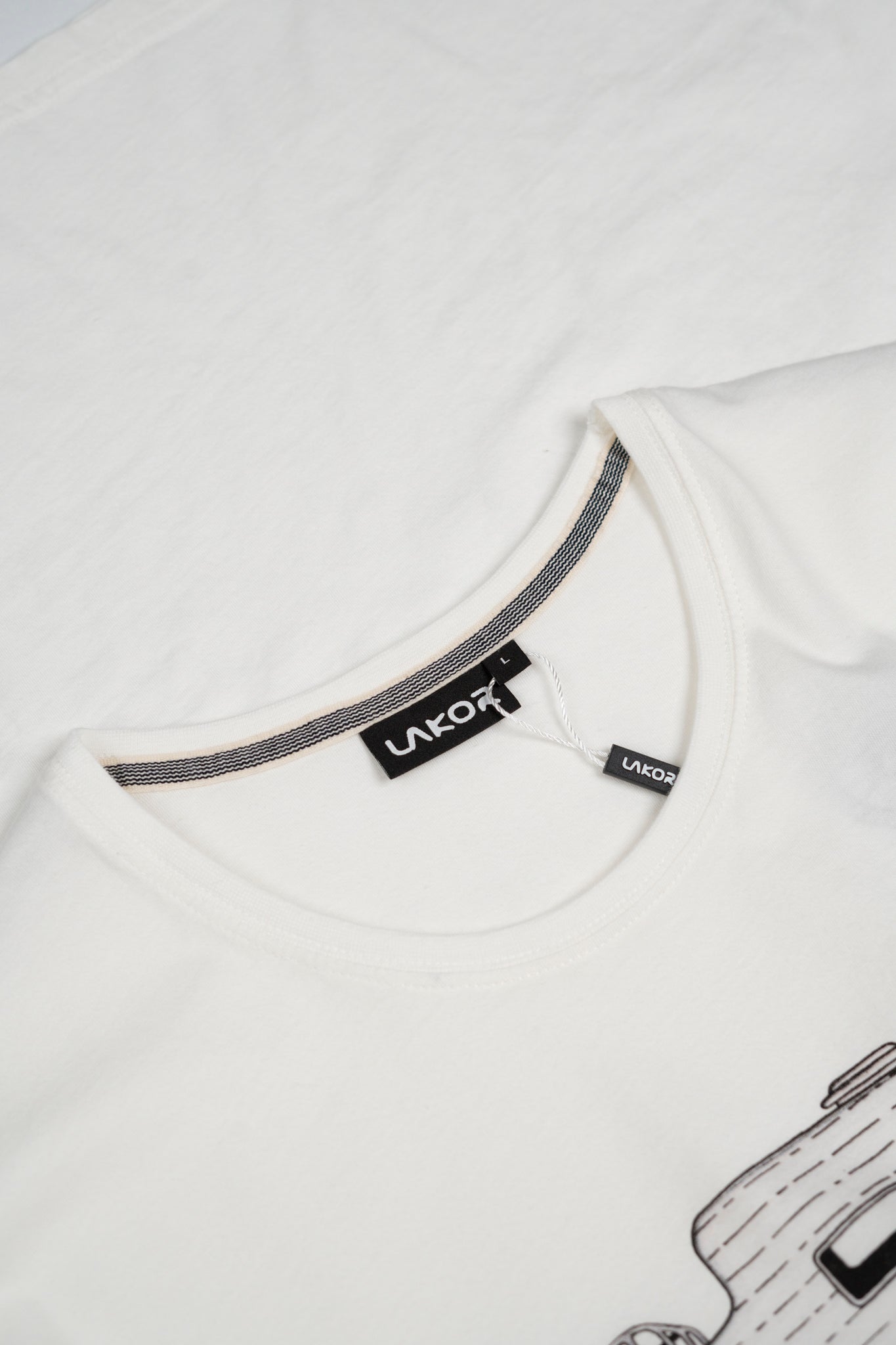 LAKOR Forest Camper T-shirt T-Shirt Star White