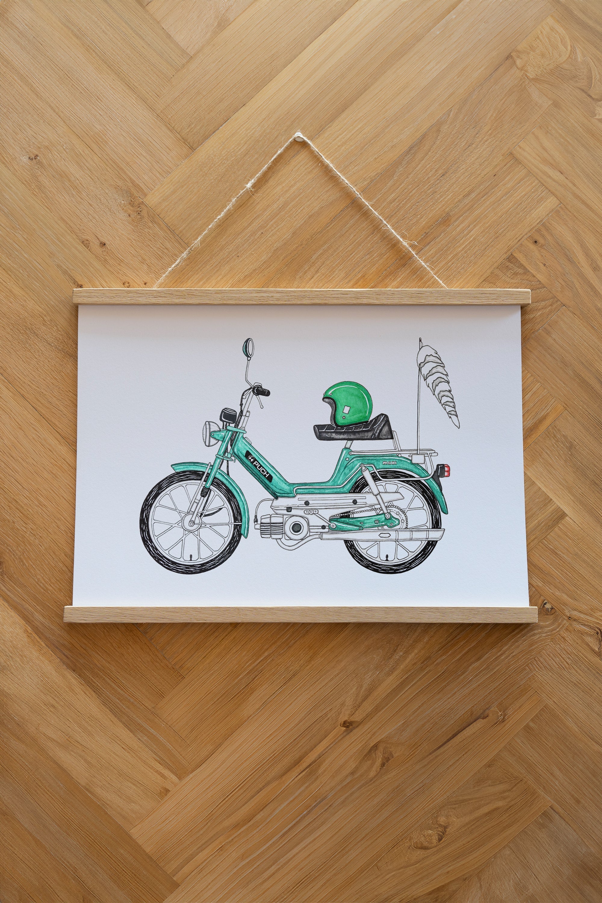 Forest Maxi Plakat - White