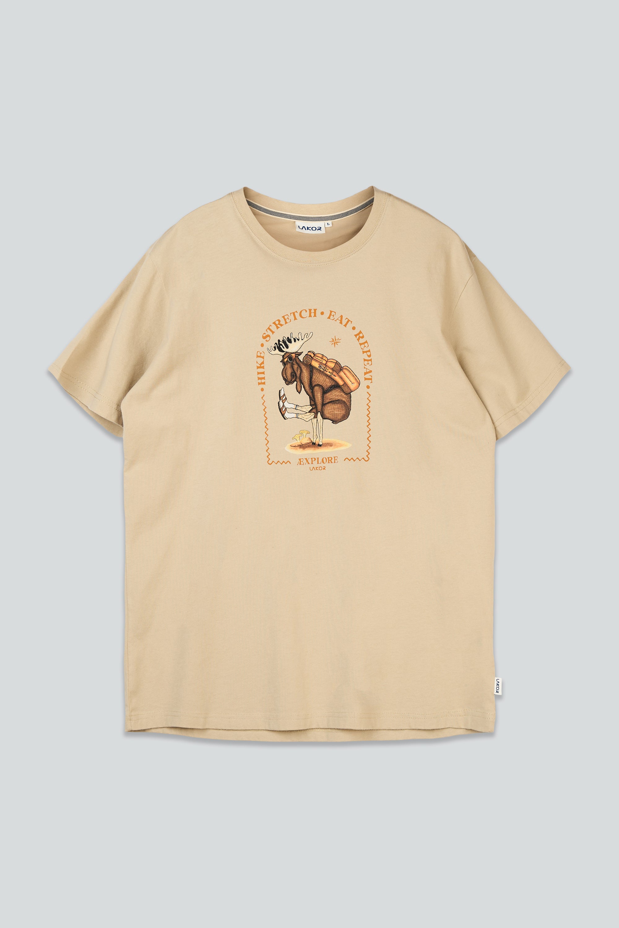 LAKOR Hike Stretch T-shirt T-Shirt White Pepper