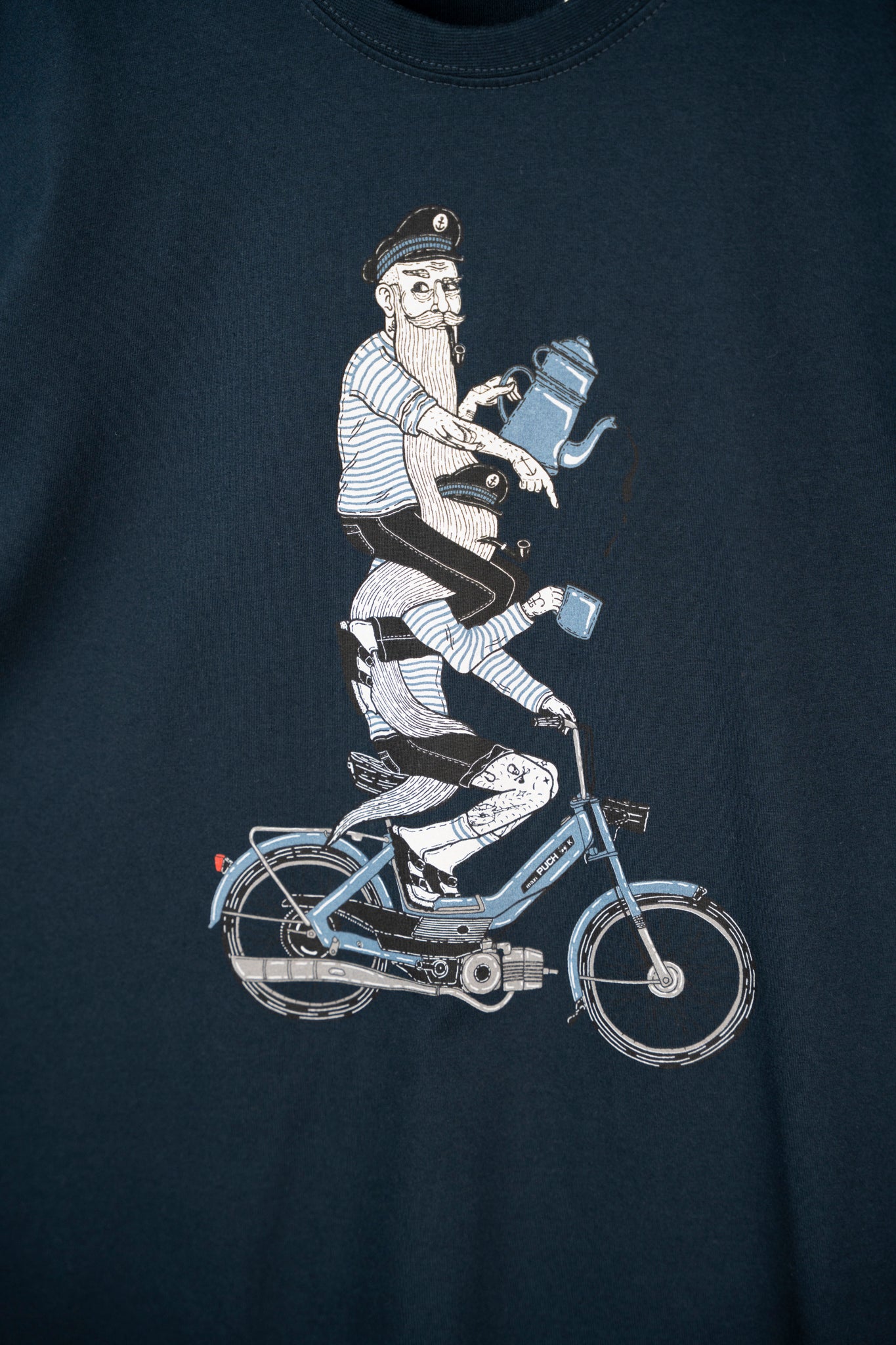 Hitching a Ride T-shirt - Blueberry