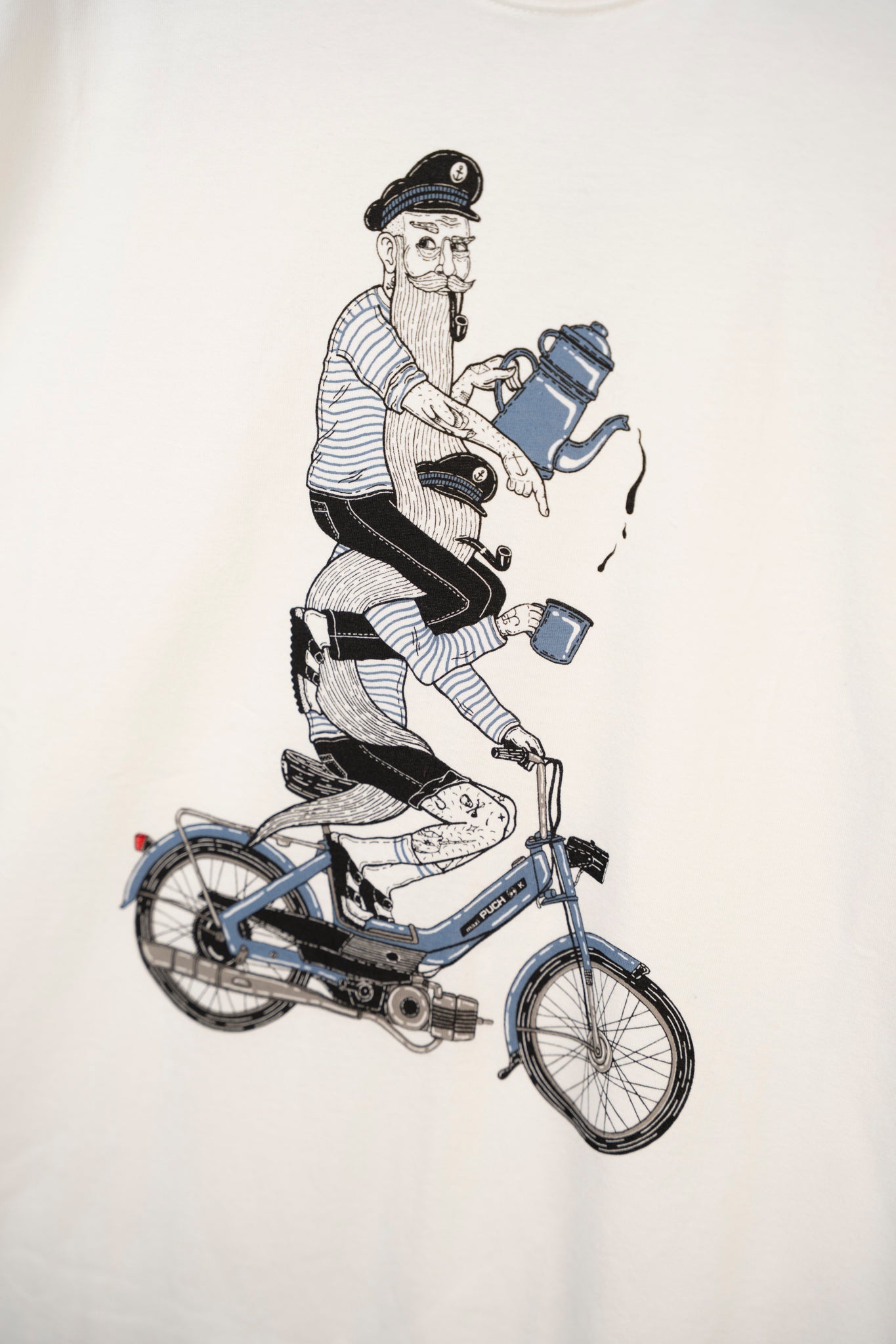 LAKOR Hitching a Ride T-shirt T-Shirt Star White