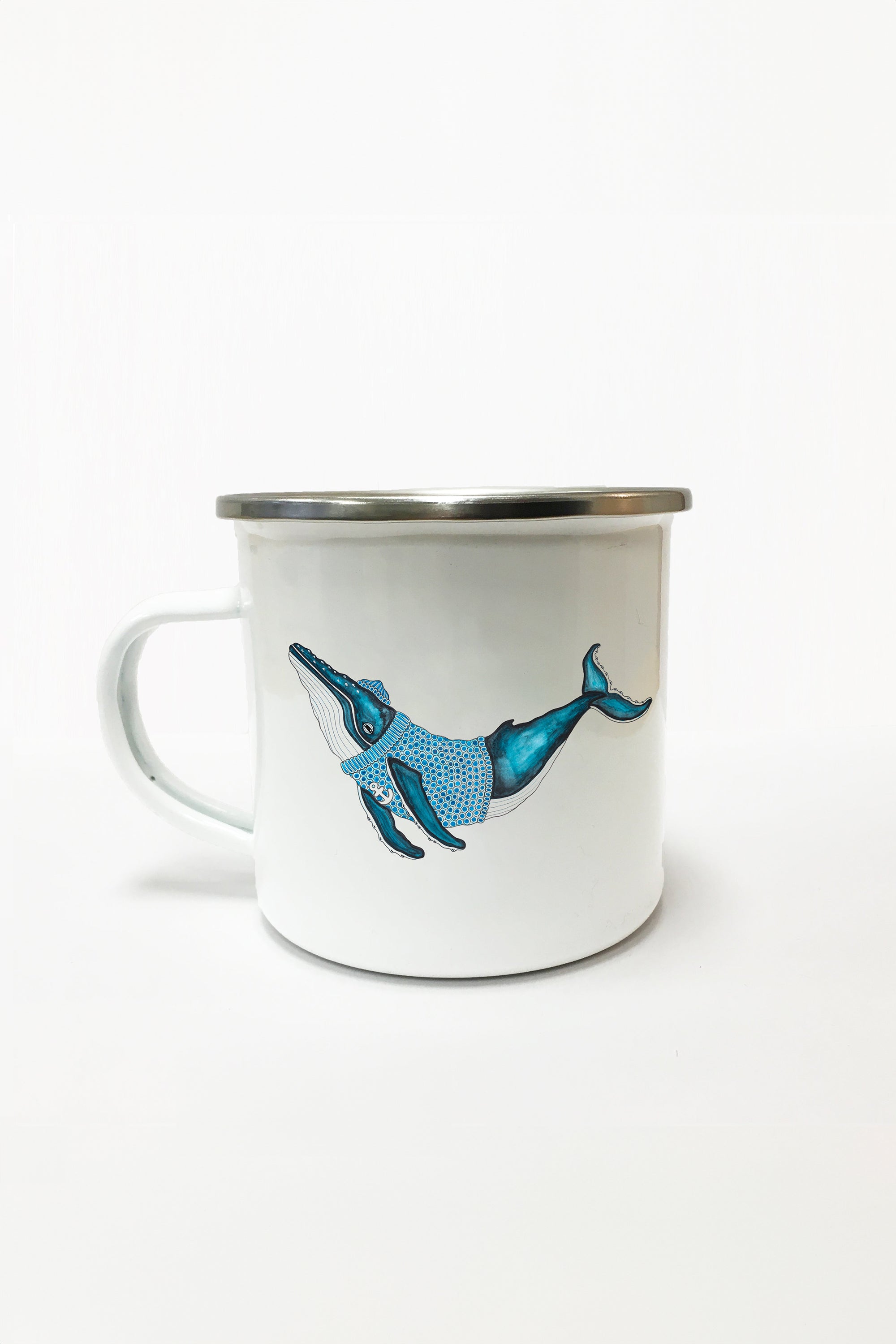 Humpback Whale Emaljekrus