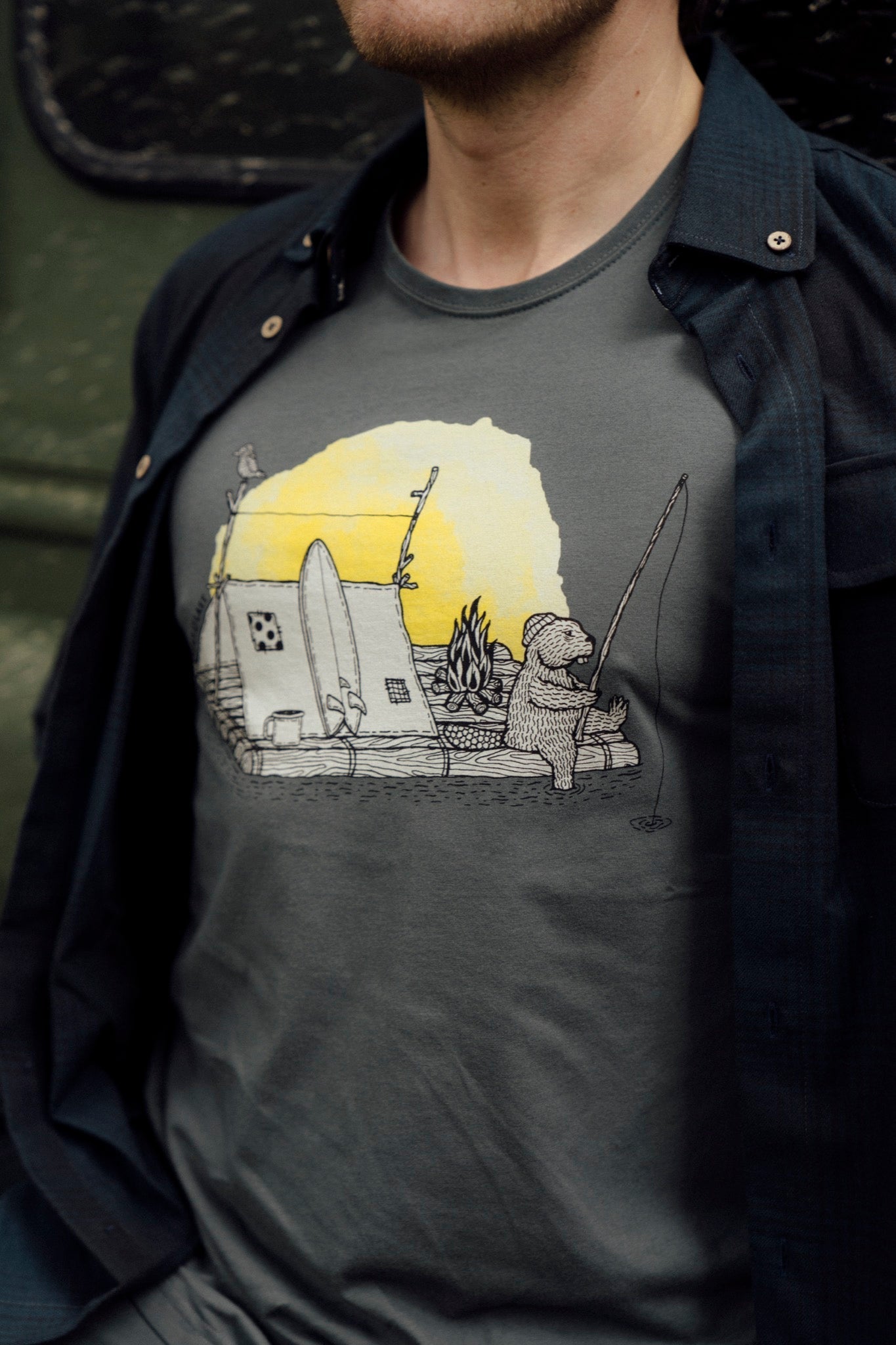 LAKOR Inca Unna Shirt Shirt Blueberry