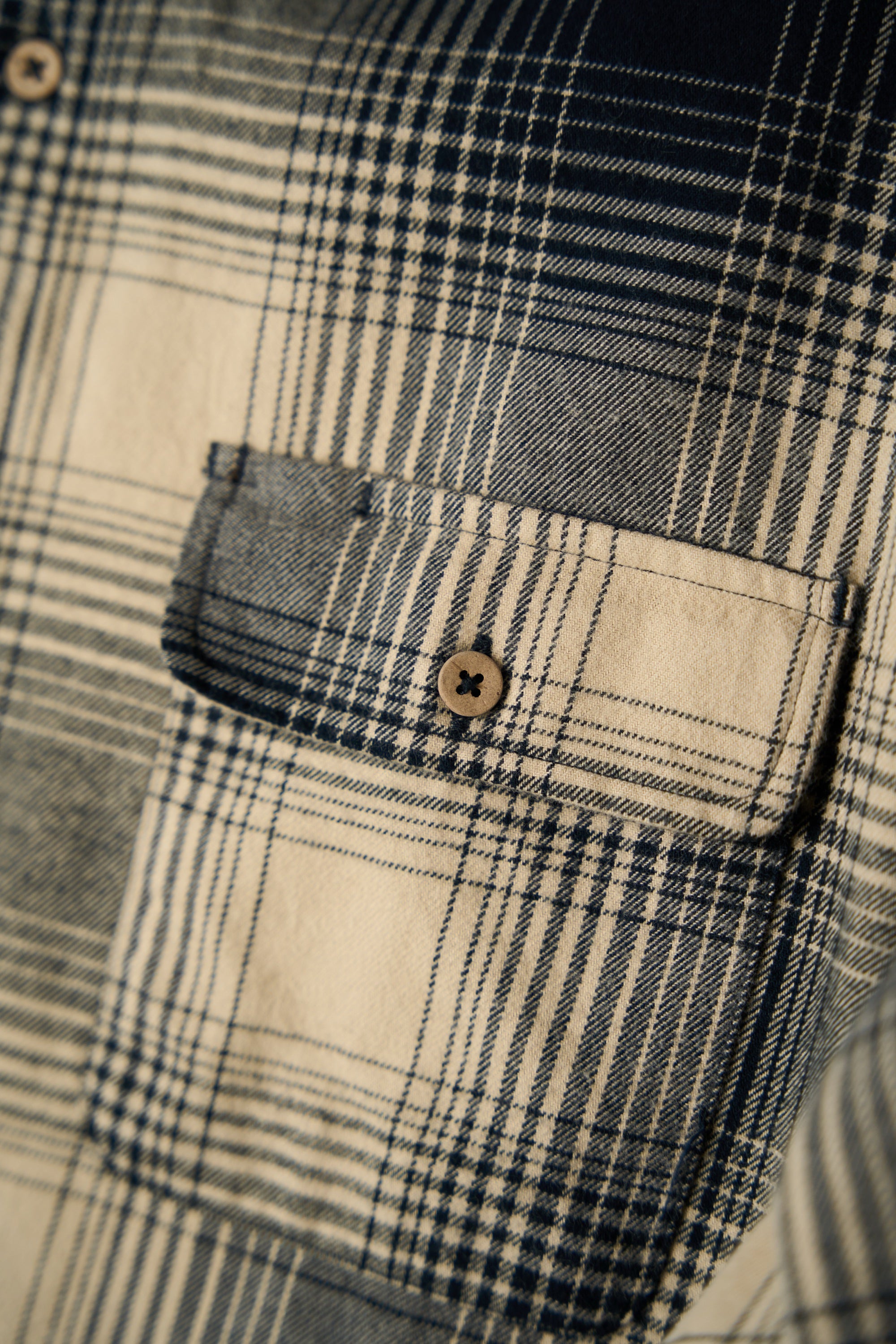 LAKOR Inca Unna Shirt Shirt Blueberry/White Pepper
