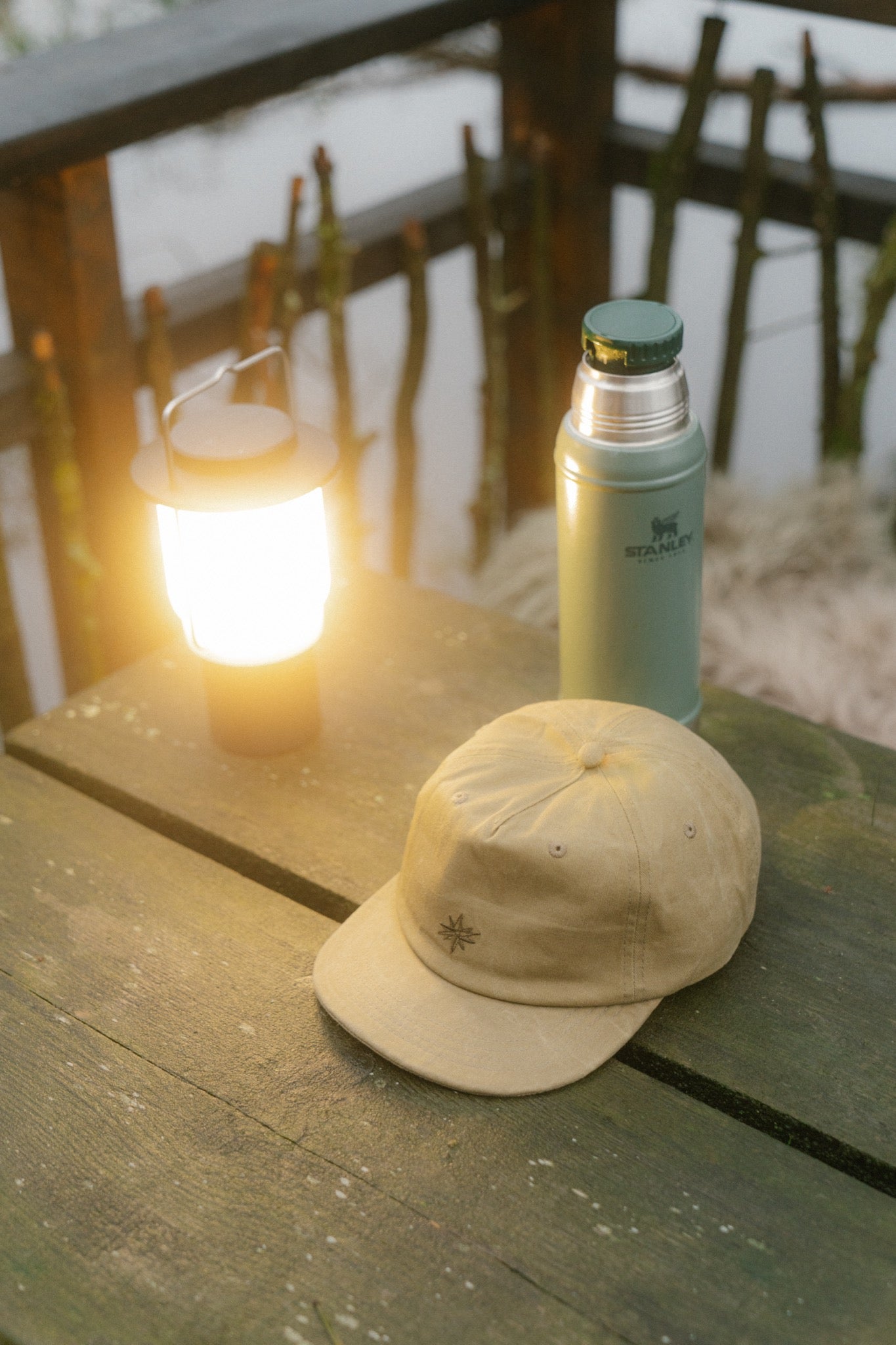 LAKOR Japanese Workers Wax Cap Headwear Mustard