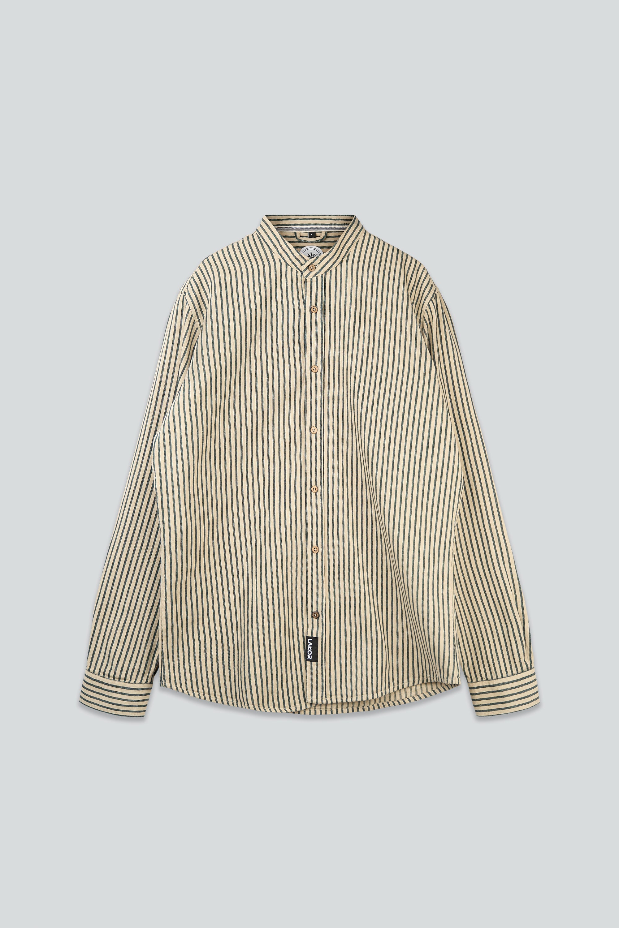 LAKOR Kløvedal Shirt Shirt Blueberry/White Pepper