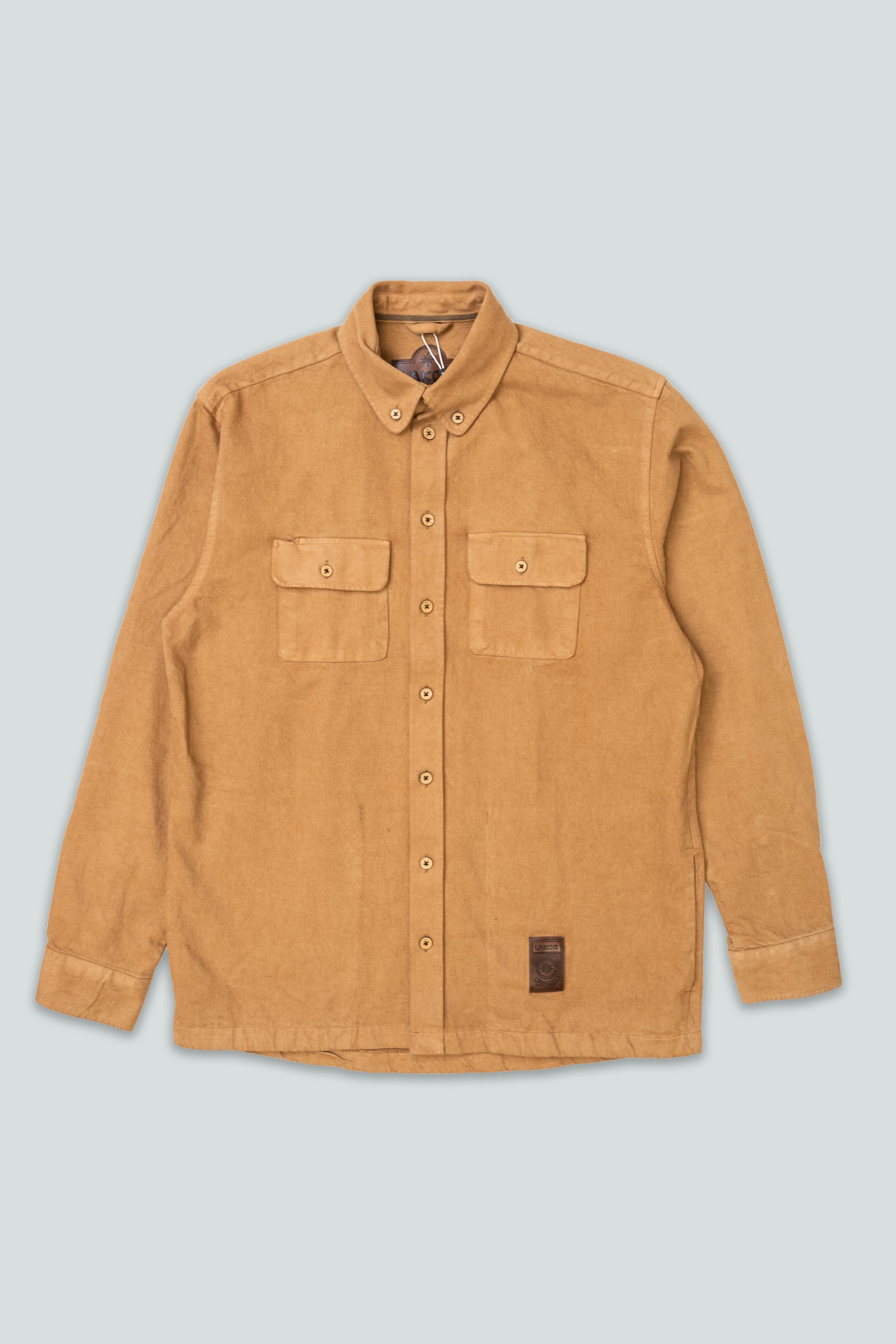 LAKOR Knokkel Shirt Overshirt Brown