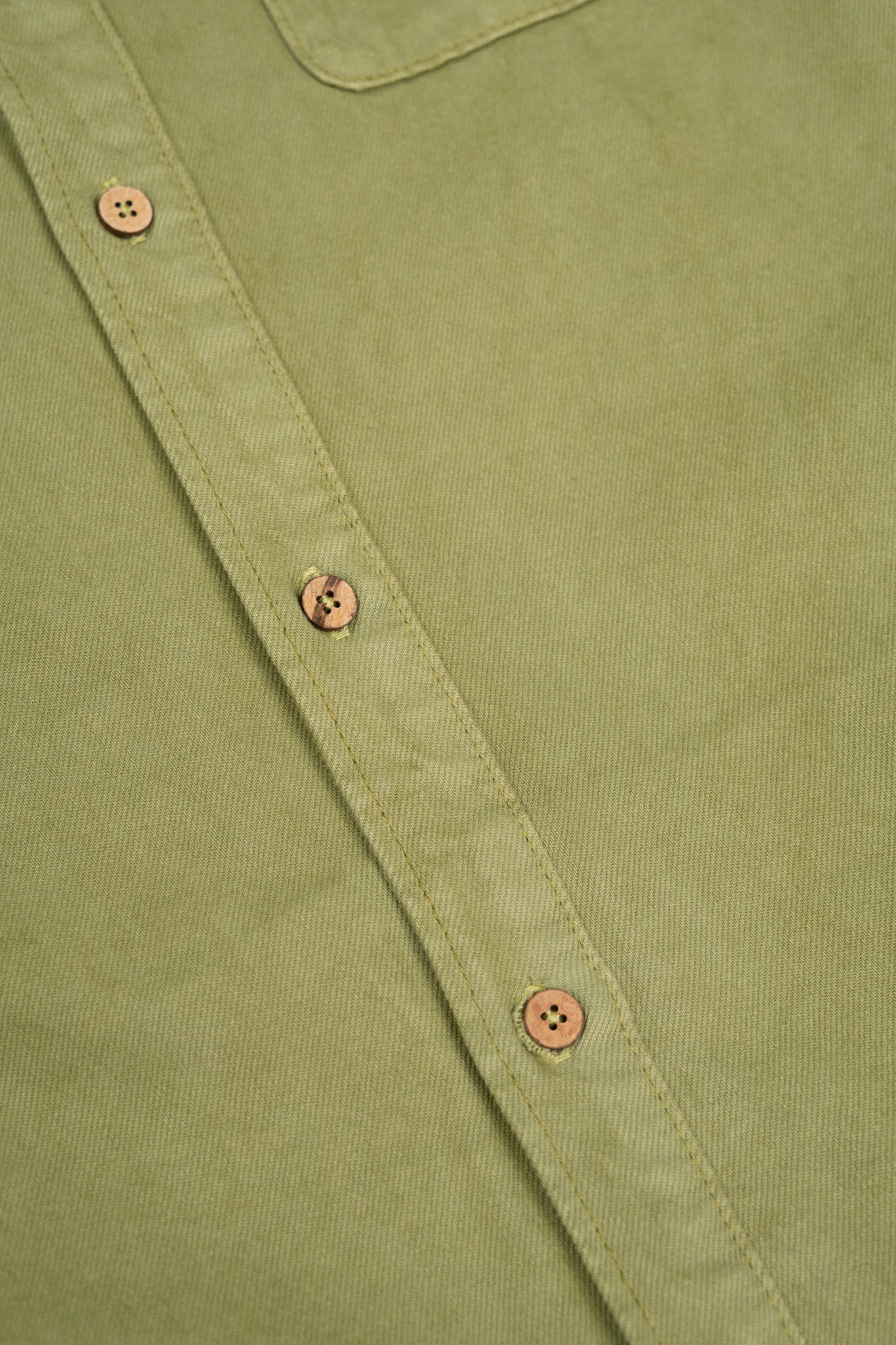 LAKOR Knokkel Shirt Overshirt Mosstone