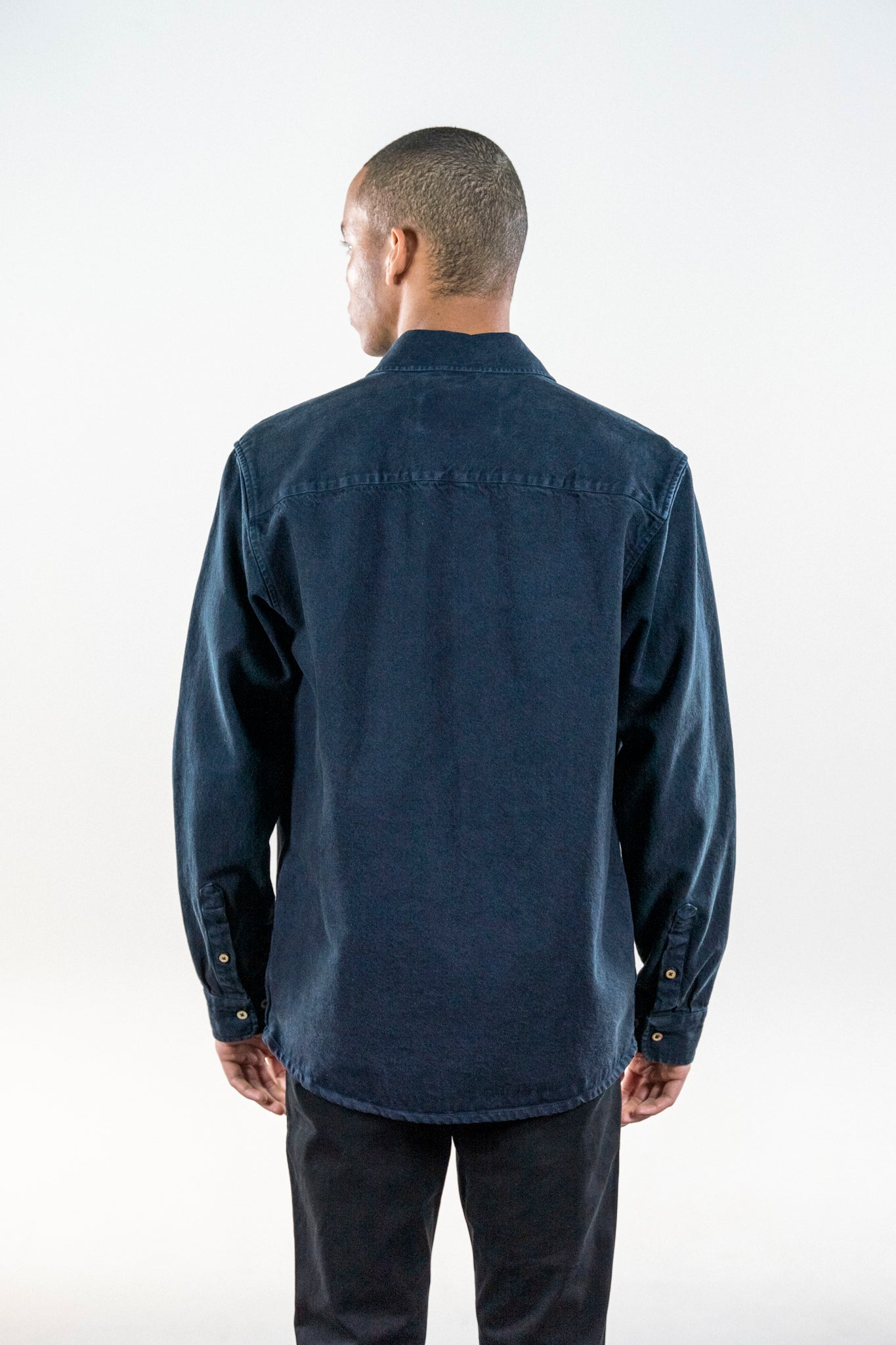 LAKOR Knokkel Shirt Overshirt Navy