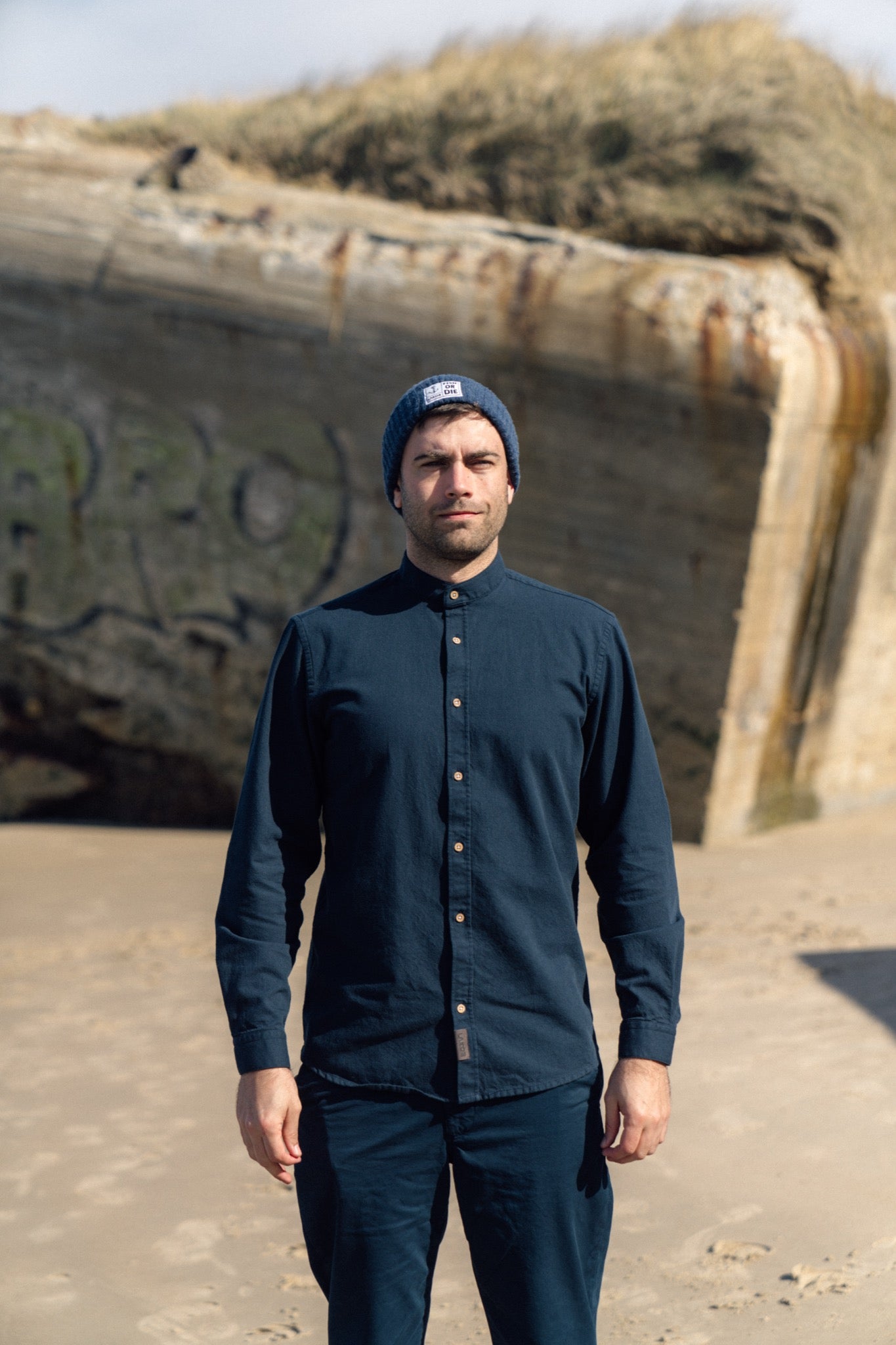 Plain Dal Shirt (Blueberry)
