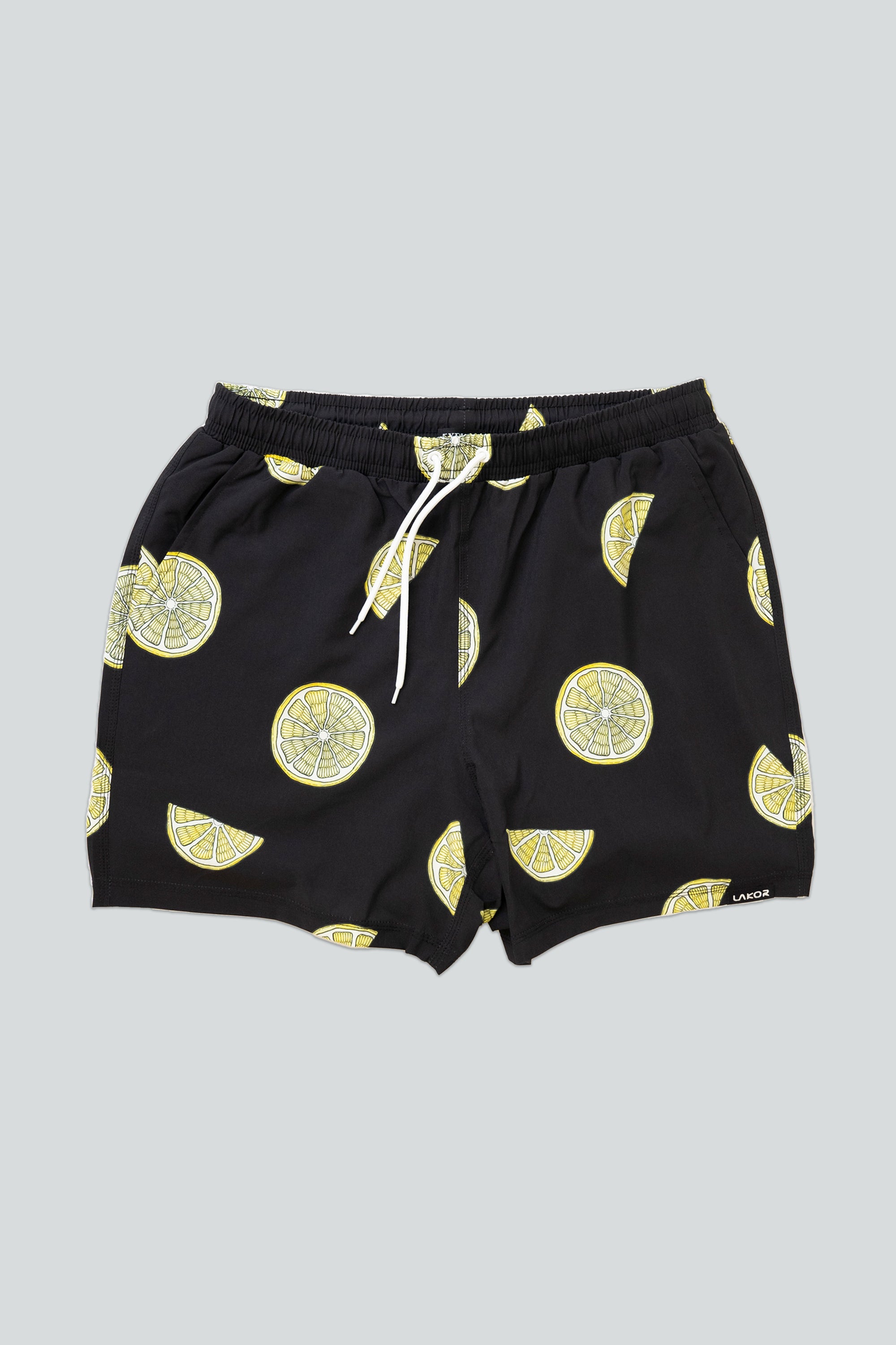 LAKOR Lemon Swim Shorts Shorts Black