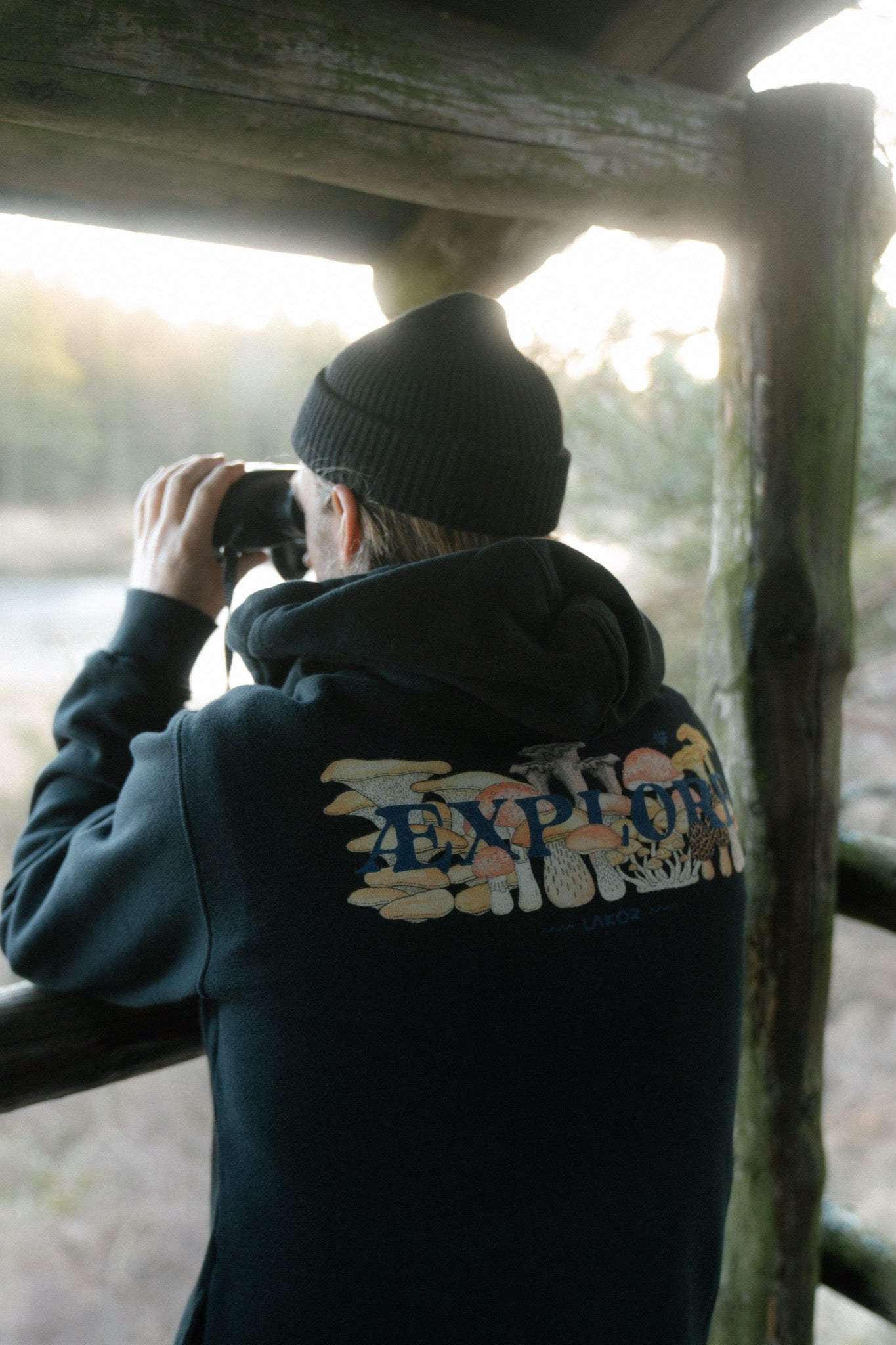 LAKOR Merino Wool Beanie Headwear Black