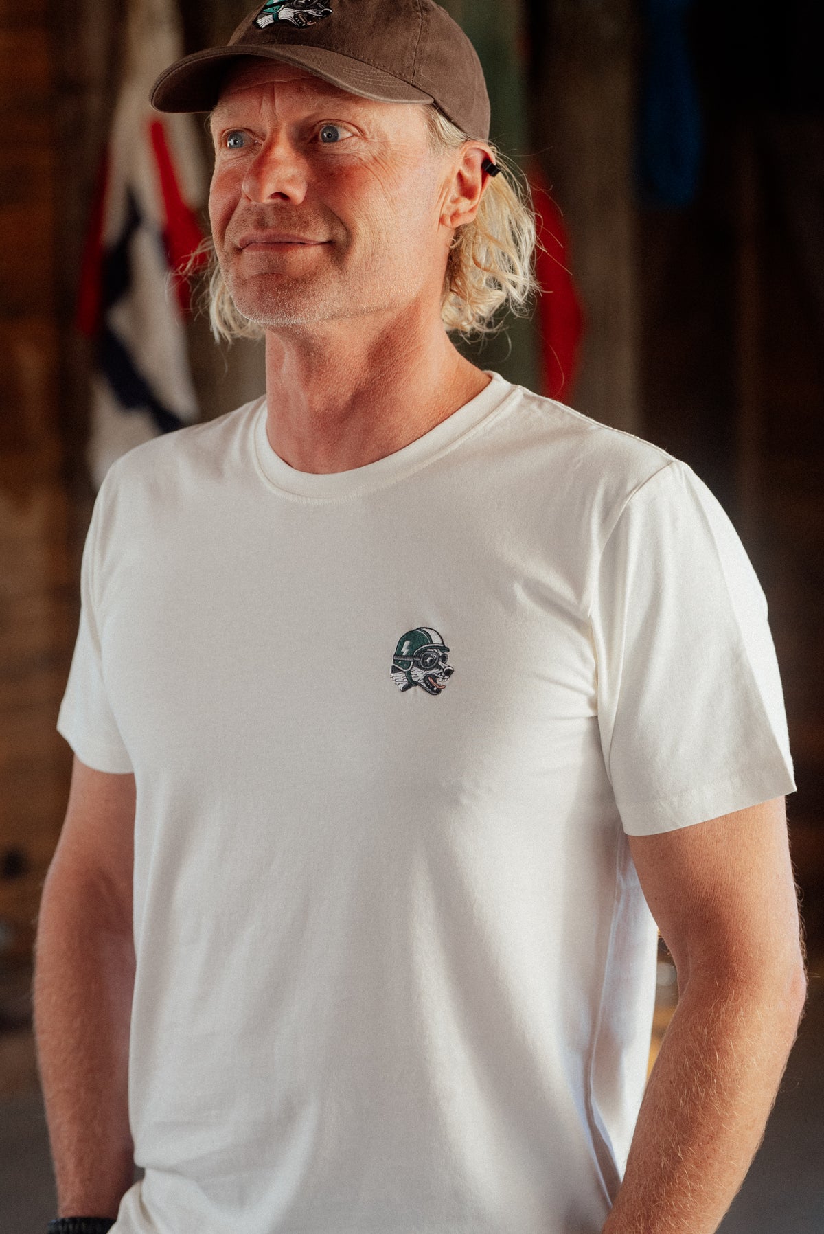 LAKOR Mini Badger RRC T-shirt T-Shirt Star White