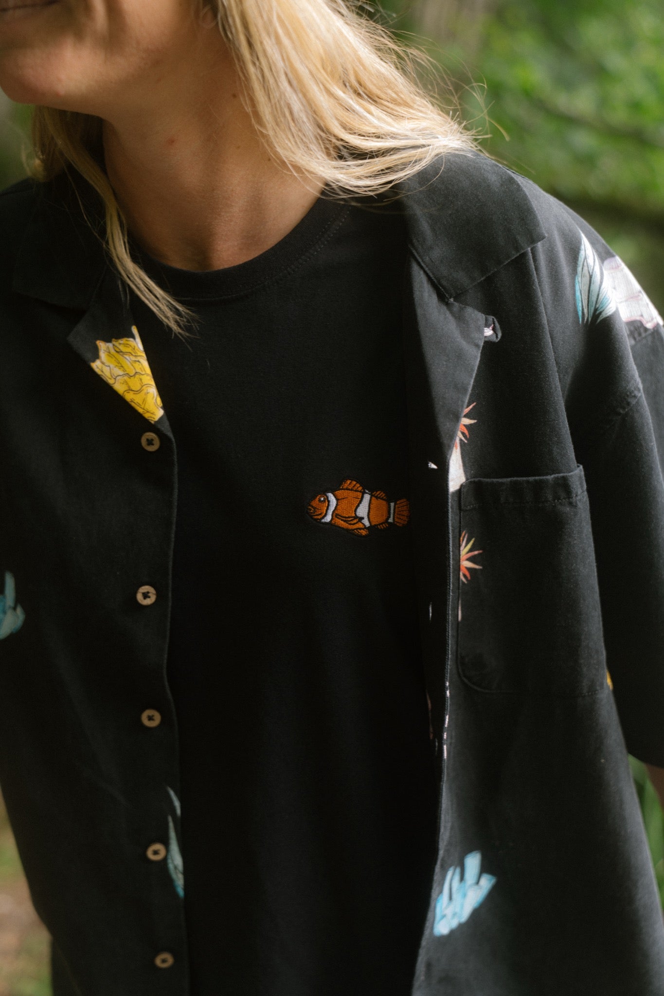 LAKOR Mini Clownfish T-shirt T-Shirt Moonless Night