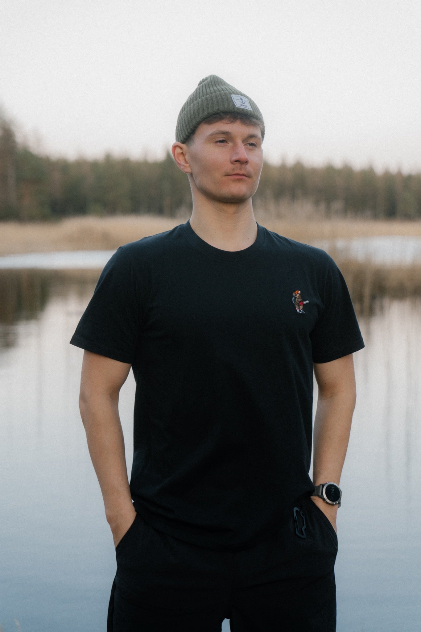 LAKOR Mini Lazy Lumber T-shirt T-Shirt Moonless Night
