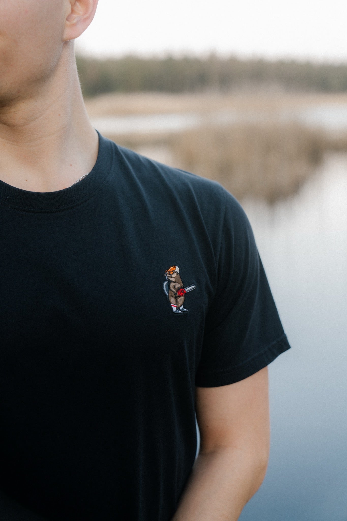 LAKOR Mini Lazy Lumber T-shirt T-Shirt Moonless Night