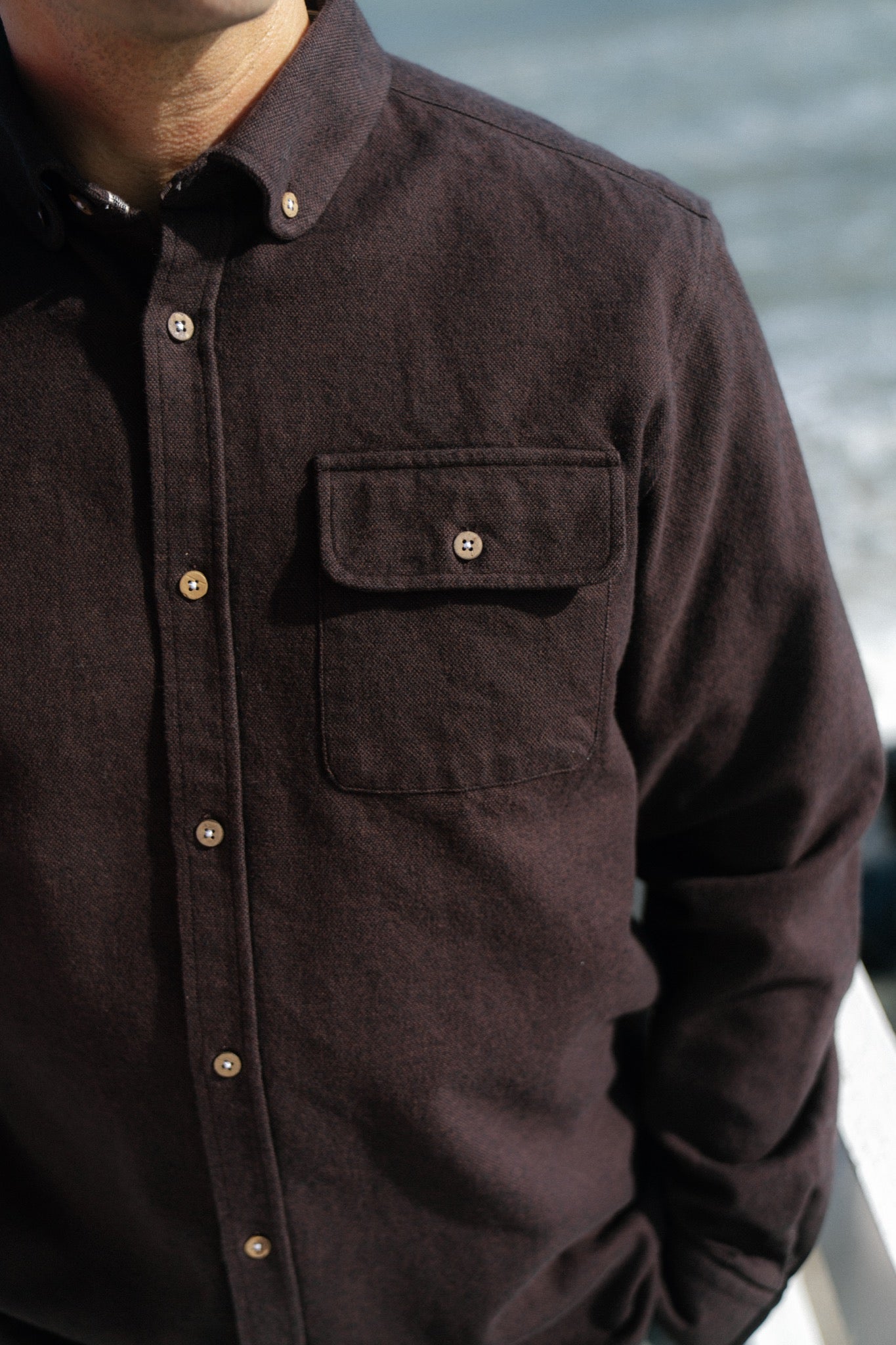 LAKOR Moss Shirt Shirt Chicory Coffee