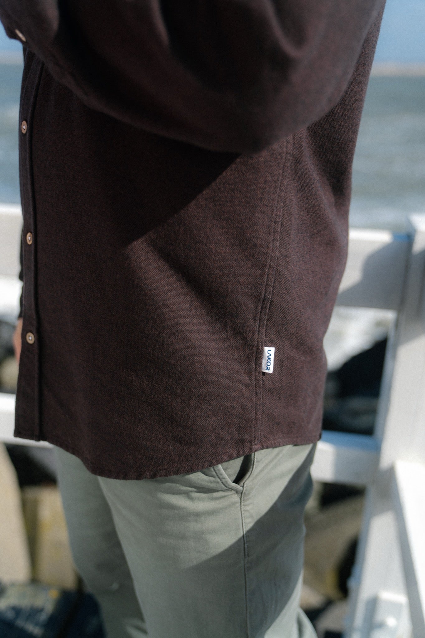LAKOR Moss Shirt Shirt Chicory Coffee