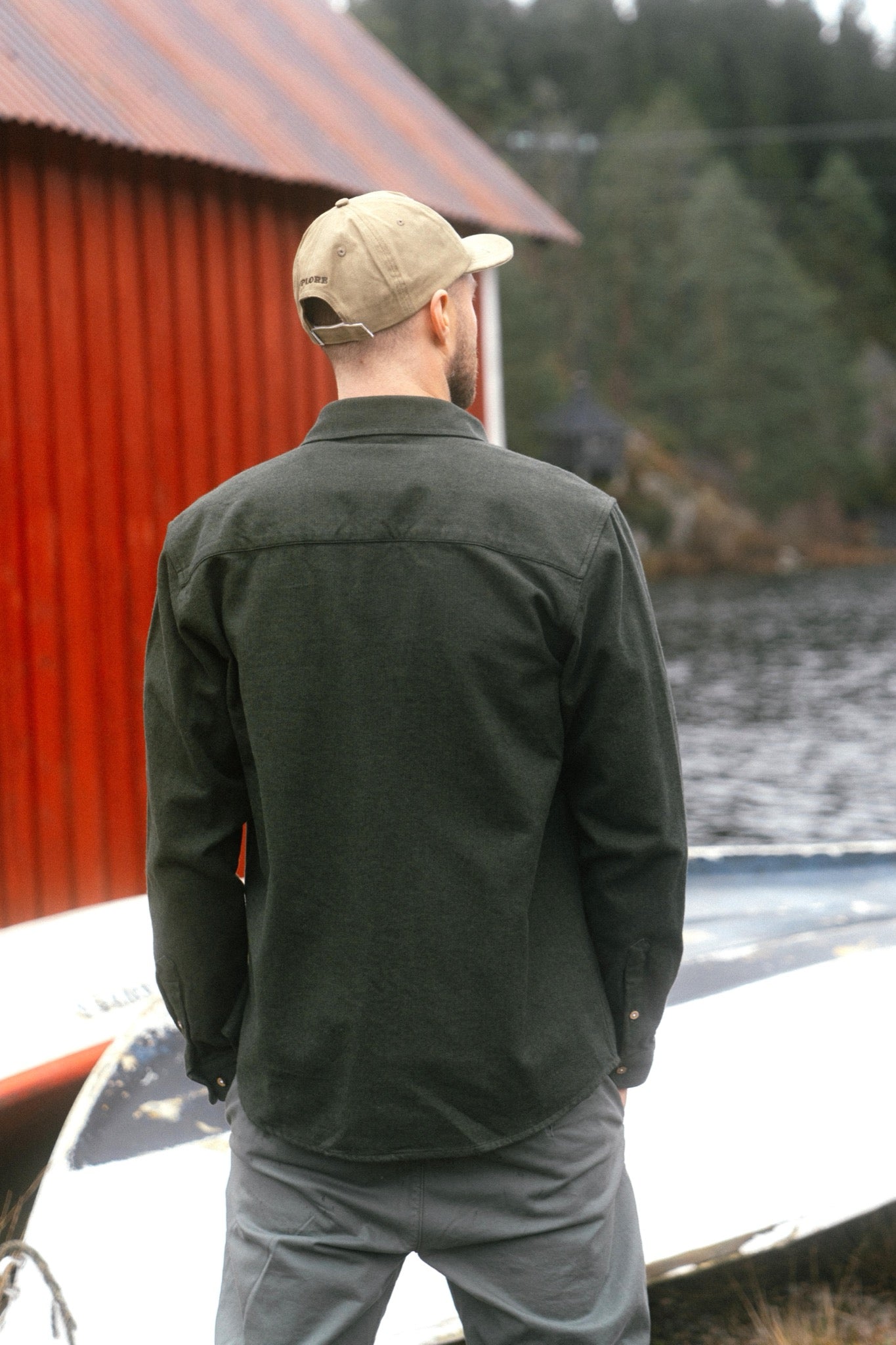 LAKOR Moss Shirt Shirt Riffle Green