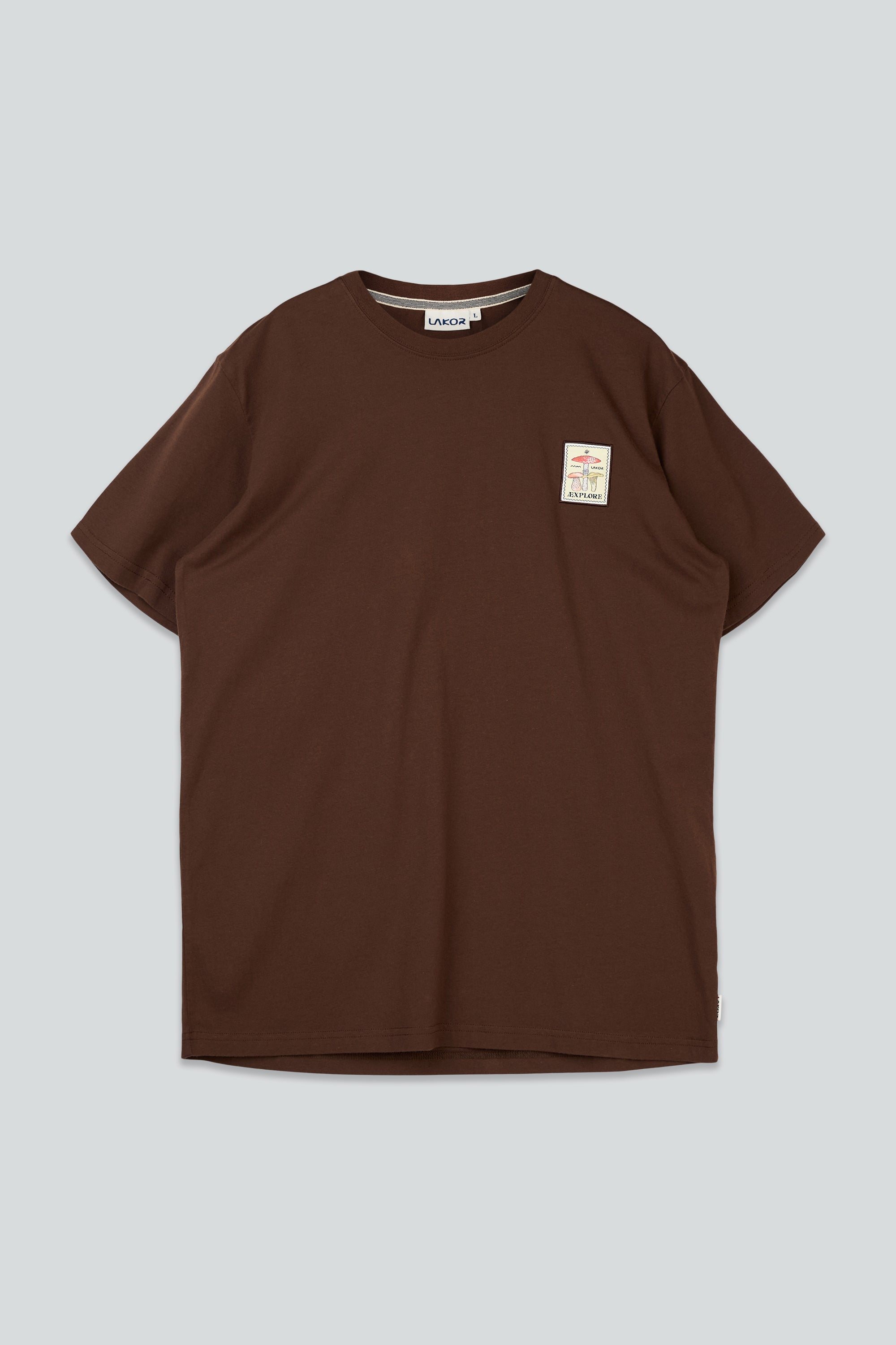 LAKOR Mushroom Forest T-shirt T-Shirt Chicory Coffee