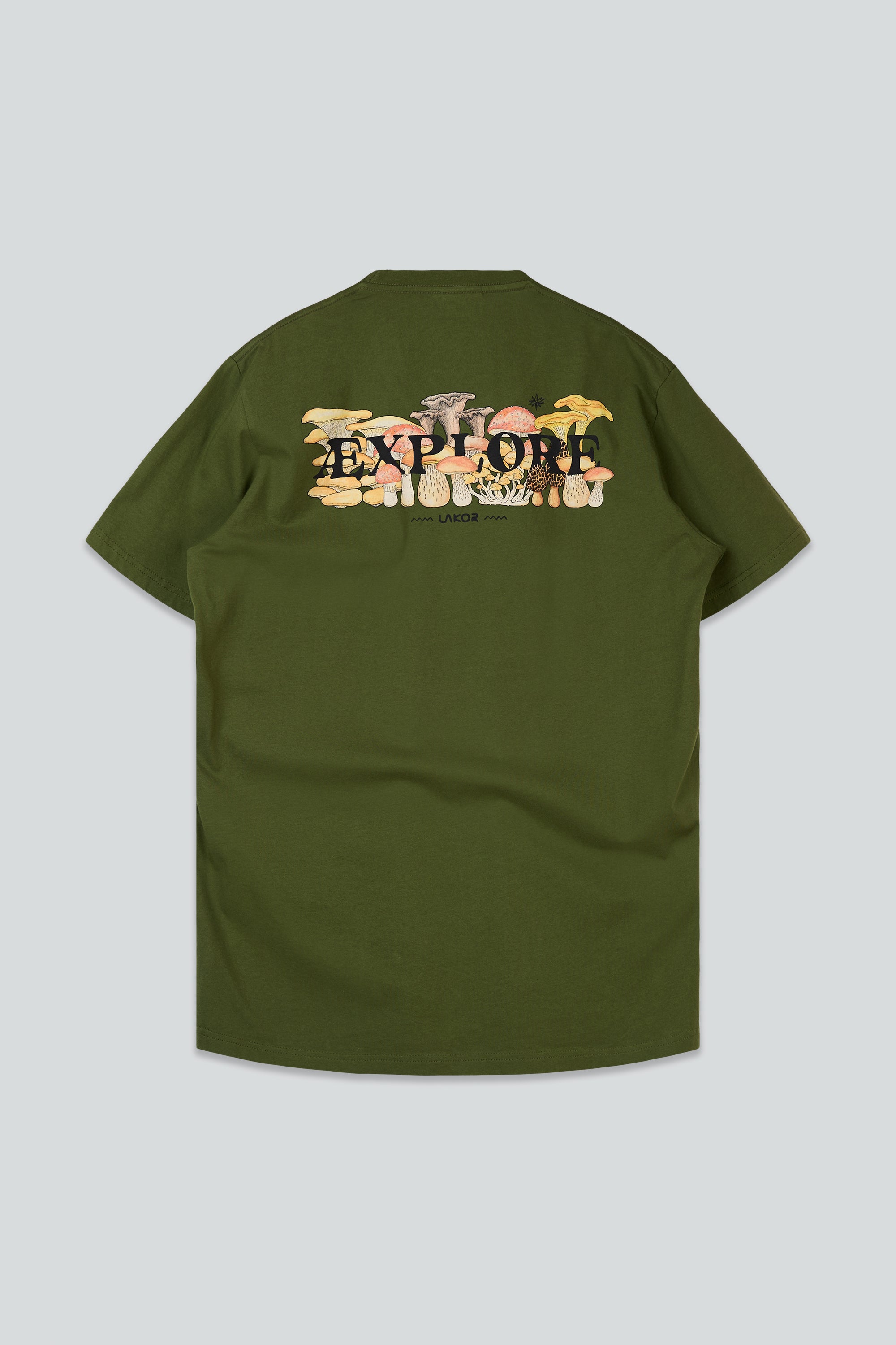 LAKOR Mushroom Forest T-shirt T-Shirt Riffle Green