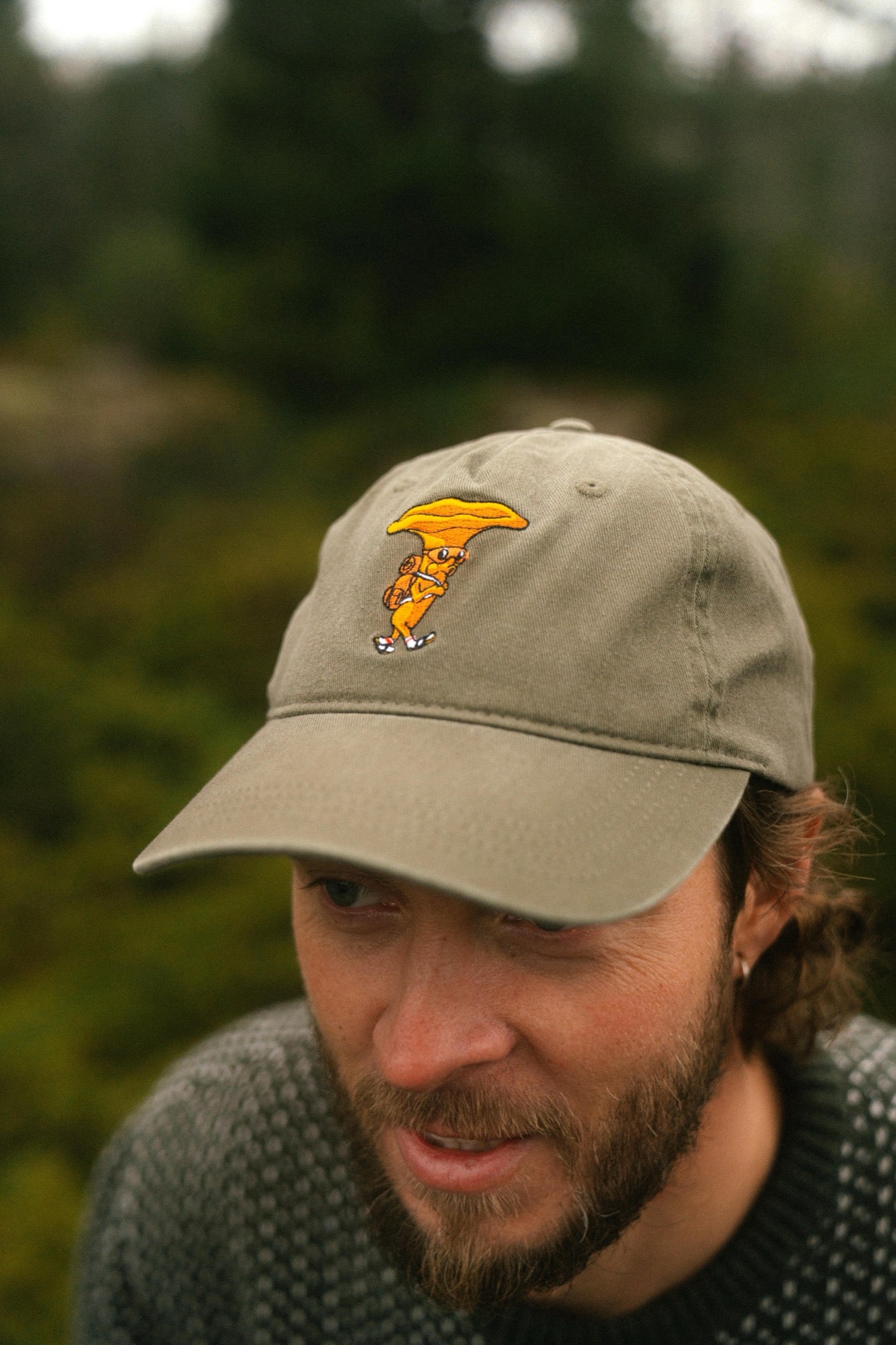 LAKOR Mushroom Trip Baseball Cap Headwear Army