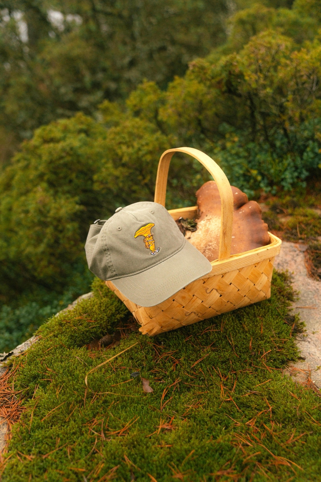 LAKOR Mushroom Trip Baseball Cap Headwear Army