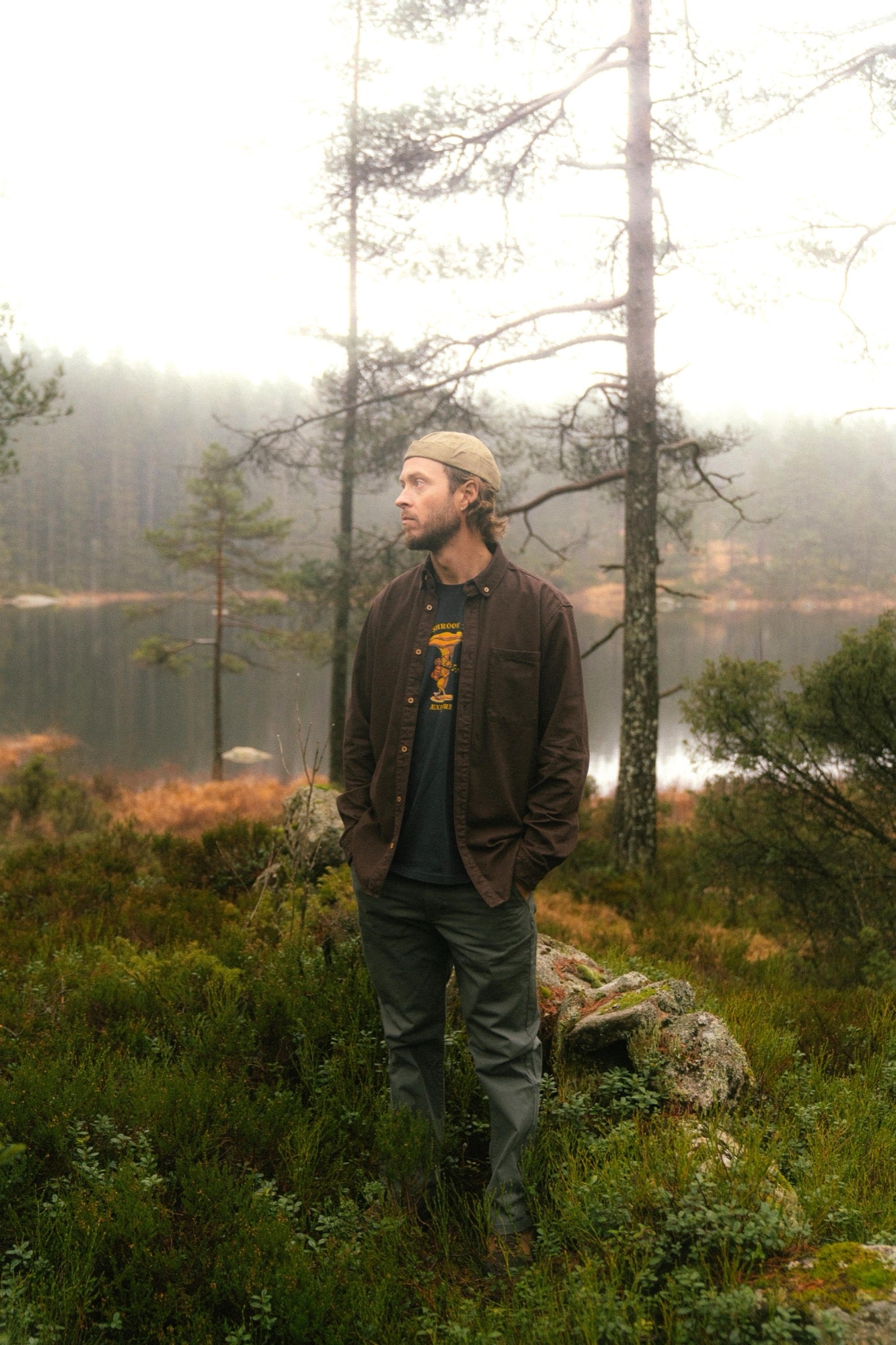 LAKOR Mushroom Trip T-shirt T-Shirt Blueberry