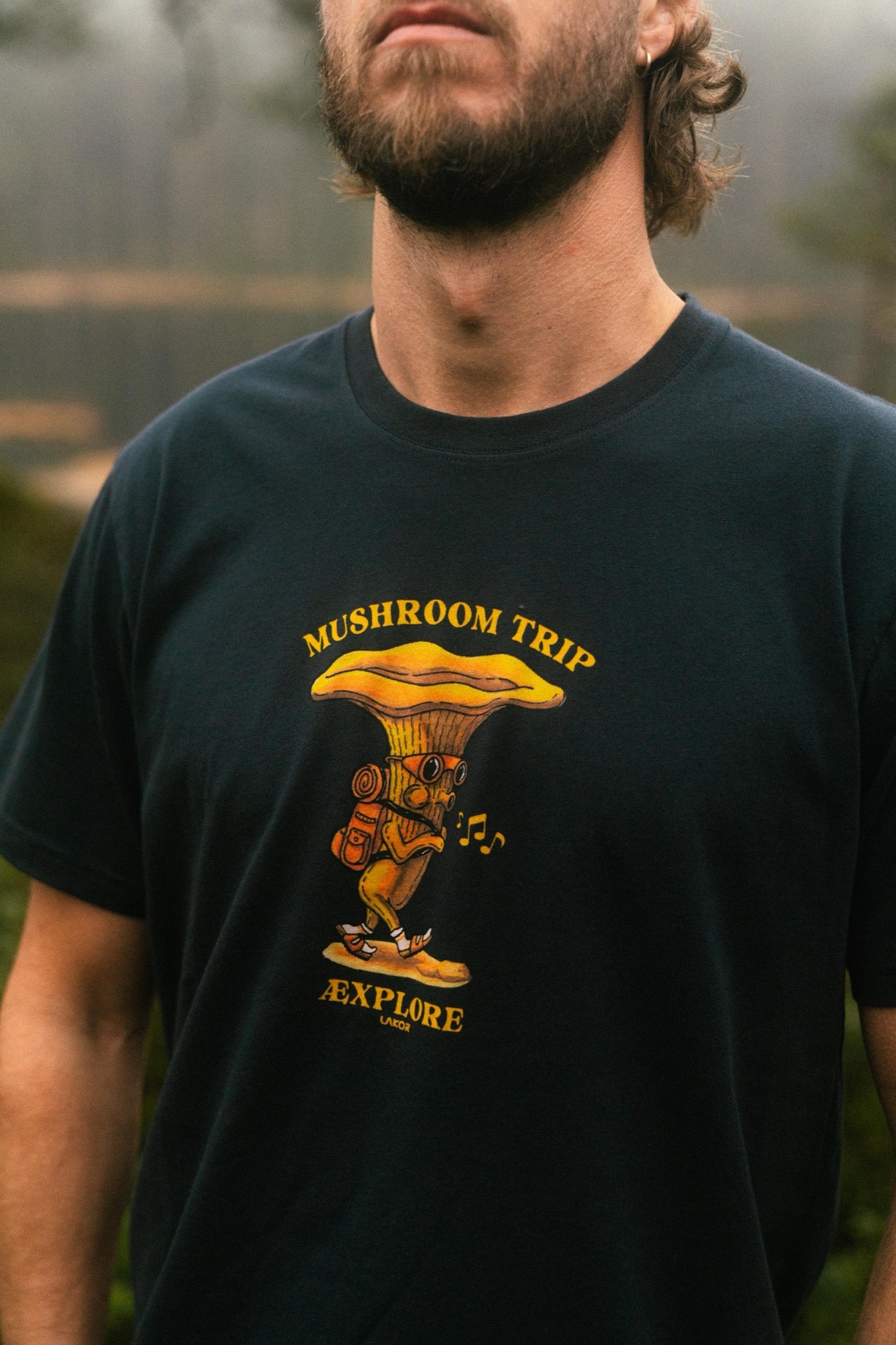 LAKOR Mushroom Trip T-shirt T-Shirt Blueberry