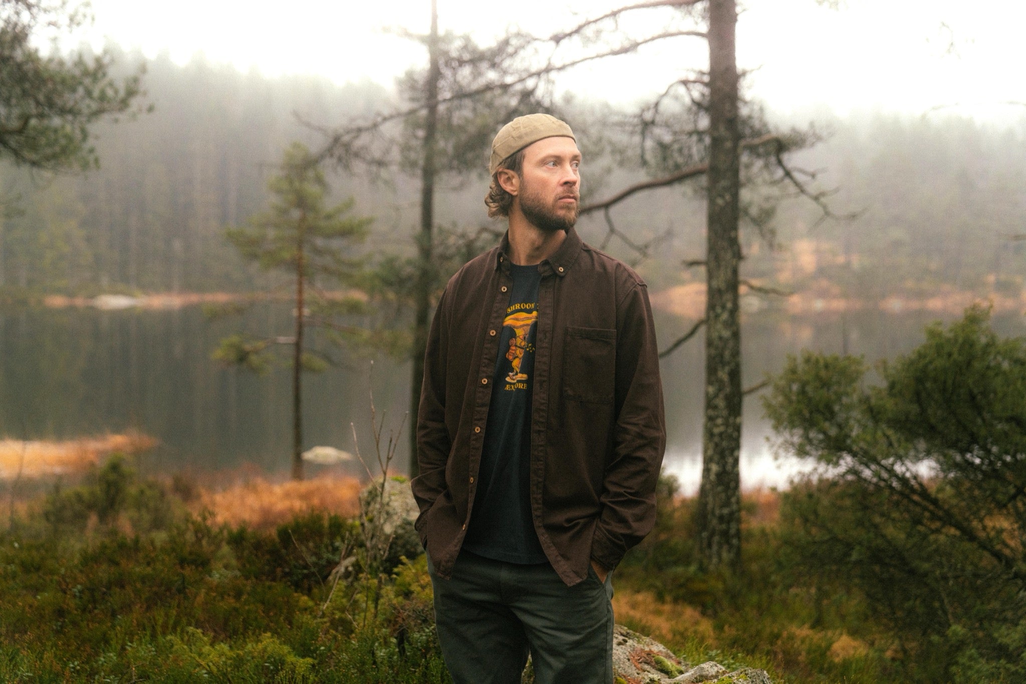 LAKOR Mushroom Trip T-shirt T-Shirt Blueberry