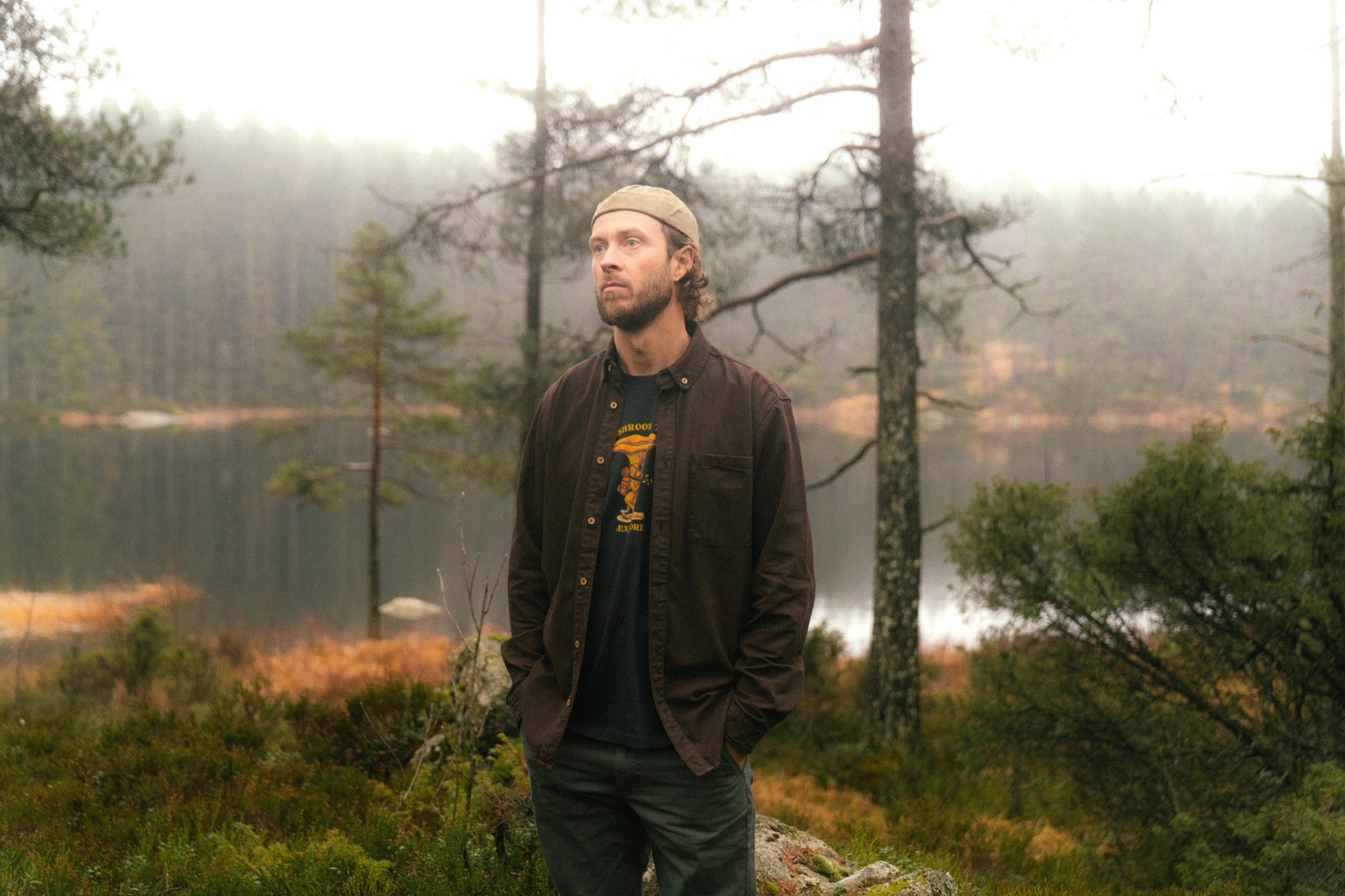 LAKOR Mushroom Trip T-shirt T-Shirt Blueberry