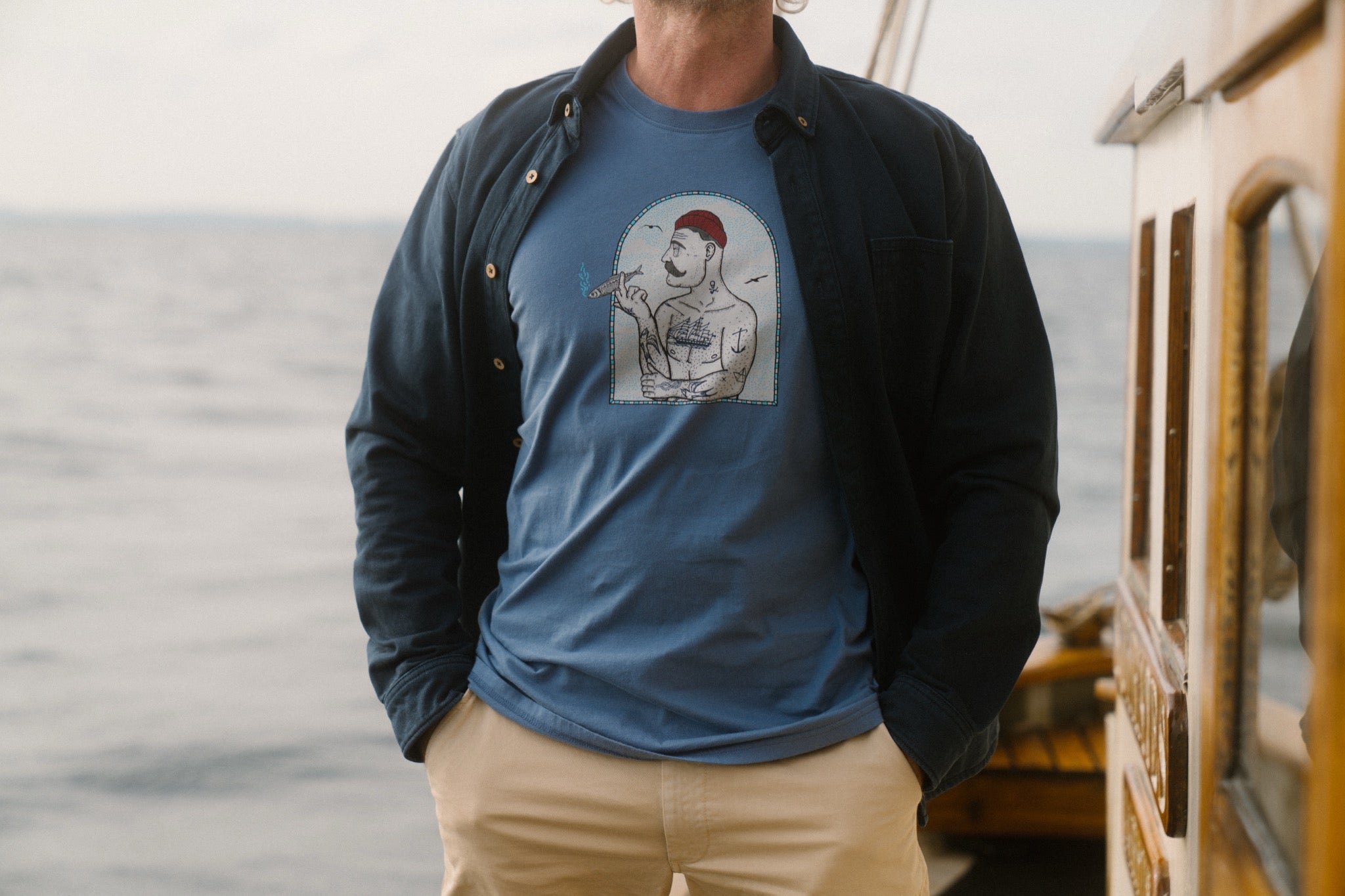 LAKOR No Smoking T-shirt T-Shirt Bering Sea