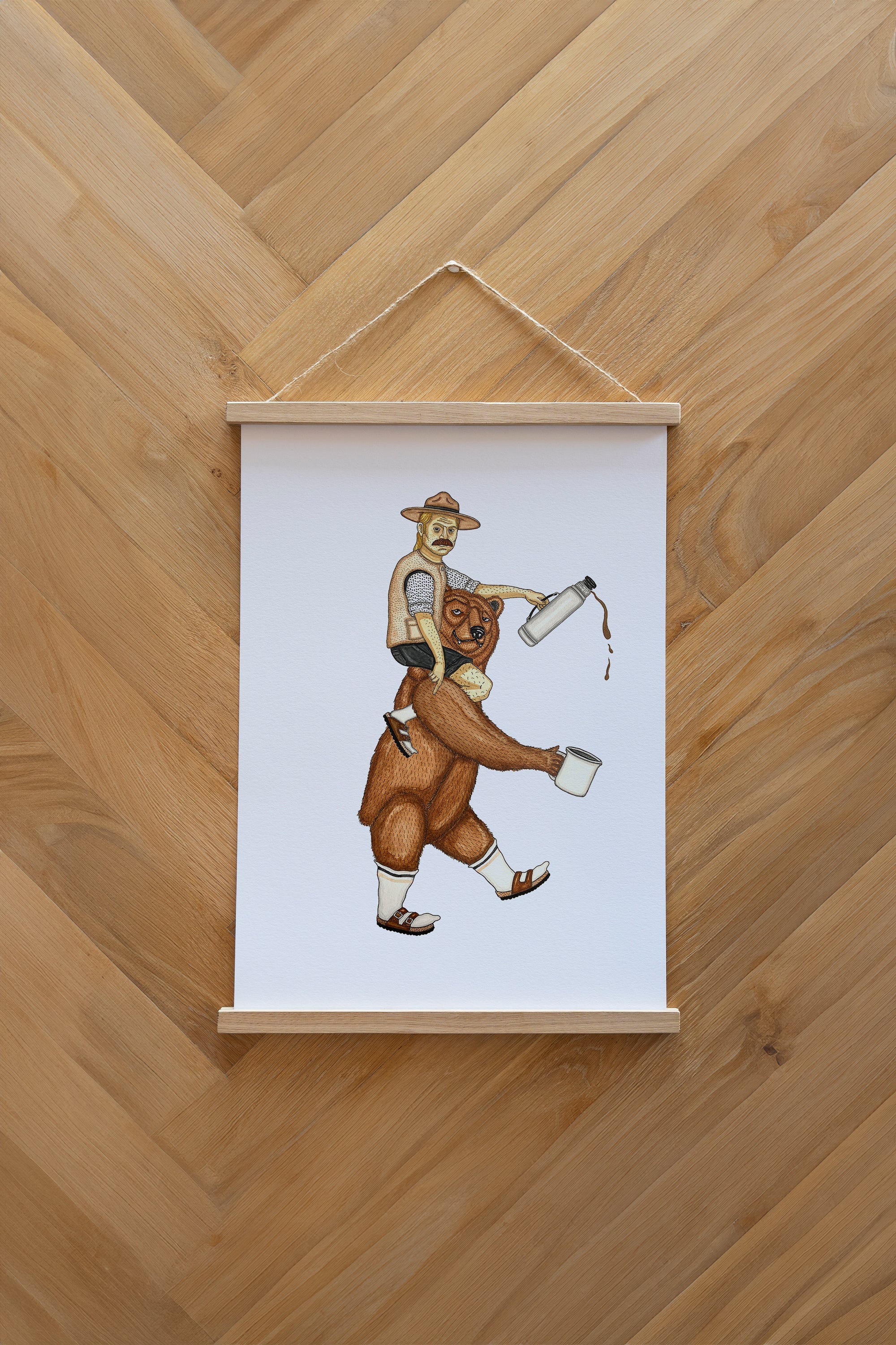 LAKOR Nordic Über Plakat Poster White