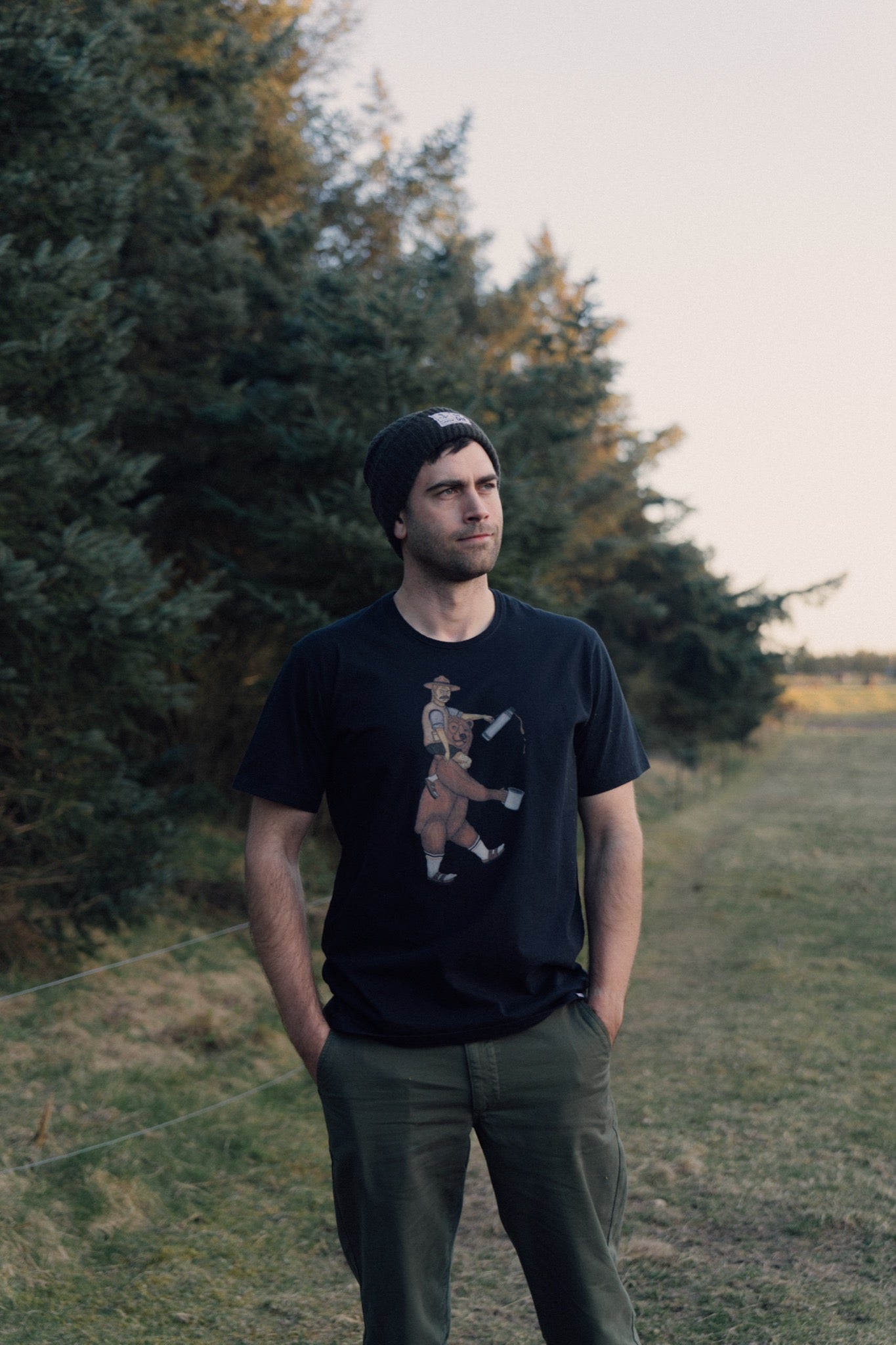 LAKOR Nordic Über T-shirt T-Shirt Moonless Night