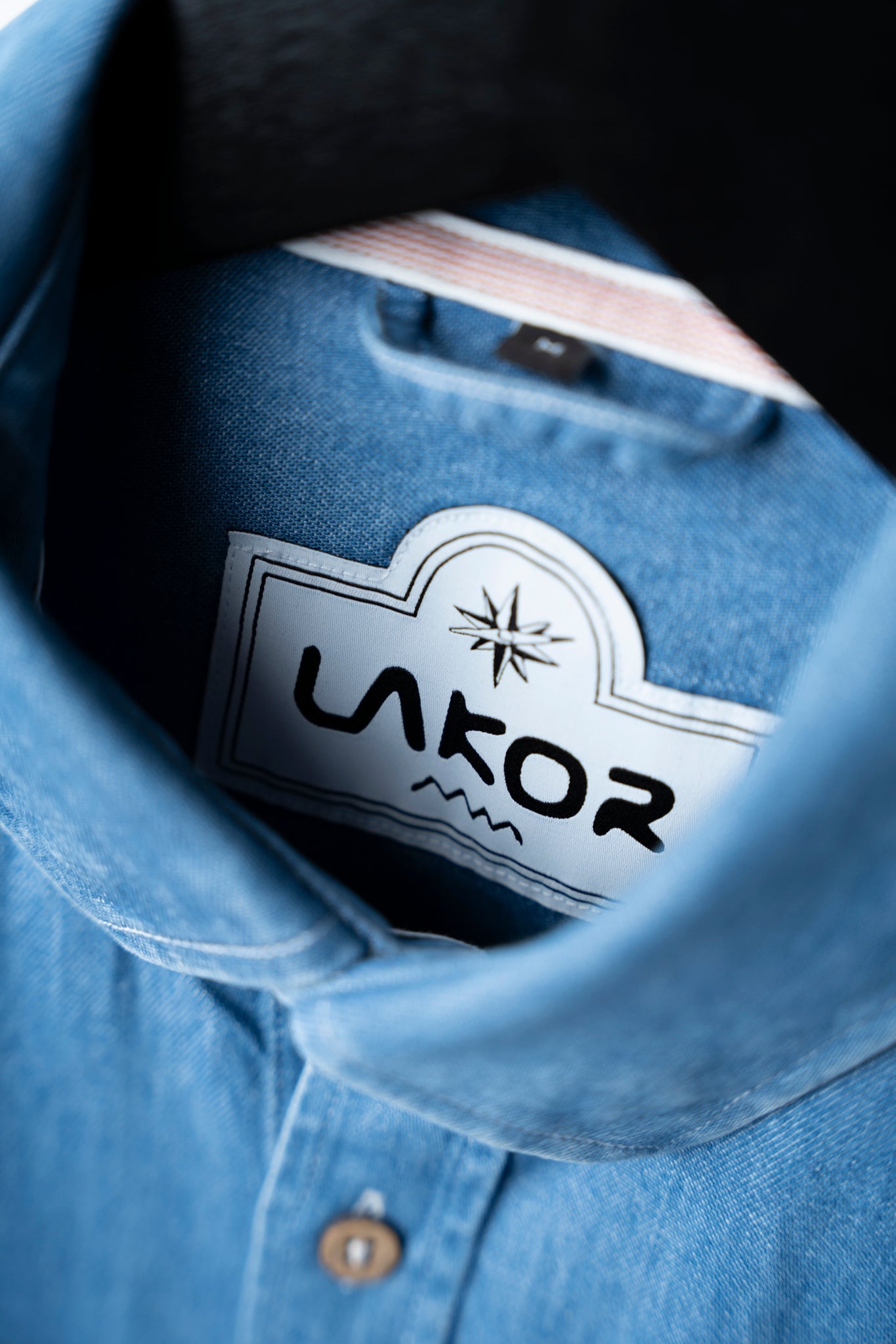 LAKOR Organic Denim Shirt Shirt Medium Blue