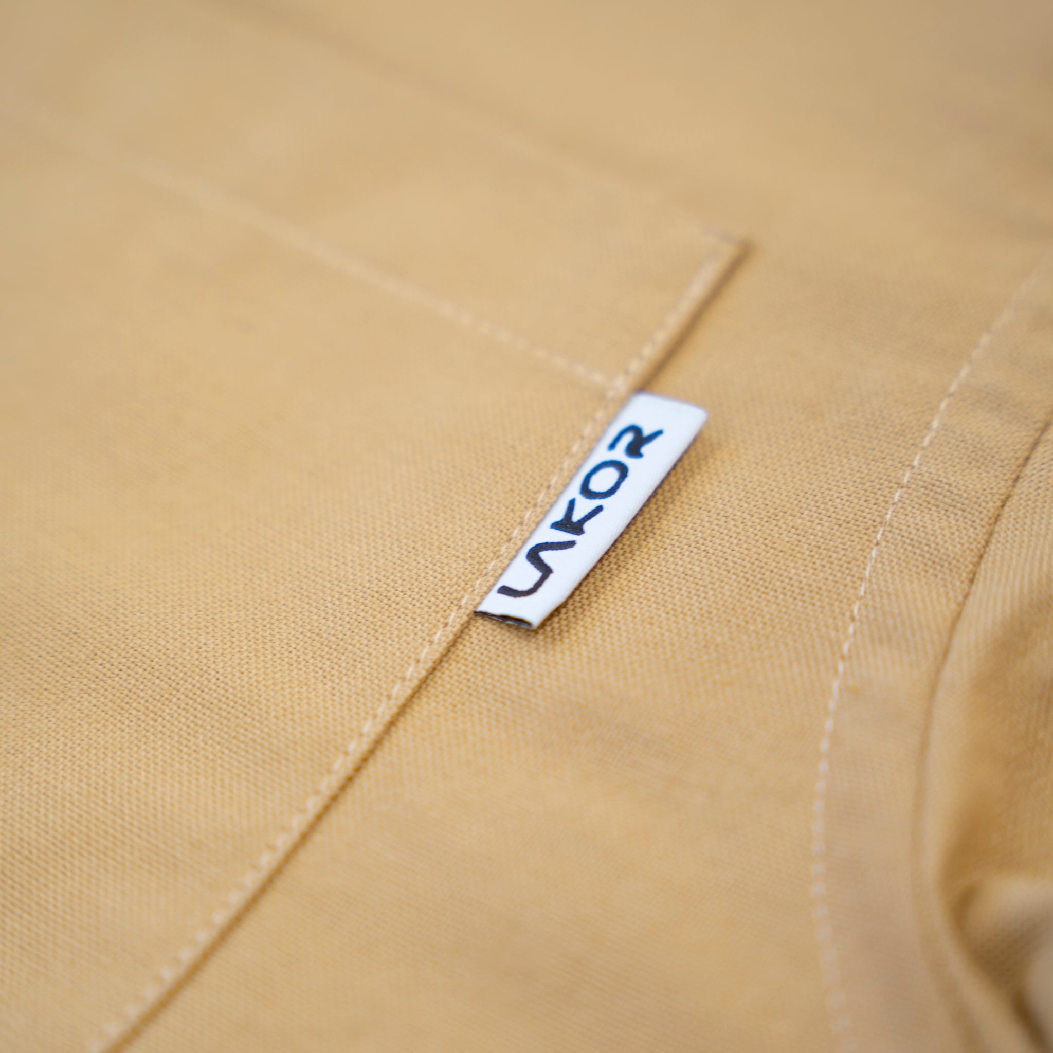 LAKOR Oxford Short Sleeve Short Sleeve Shirt Khaki