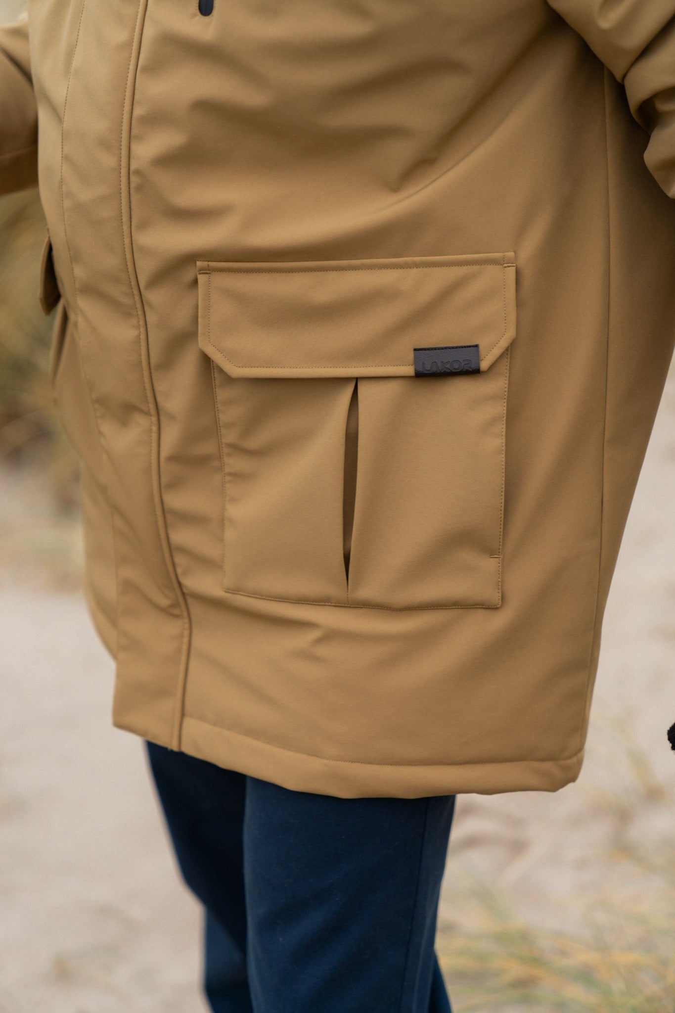 LAKOR Parka Jacket Jacket Dull Gold
