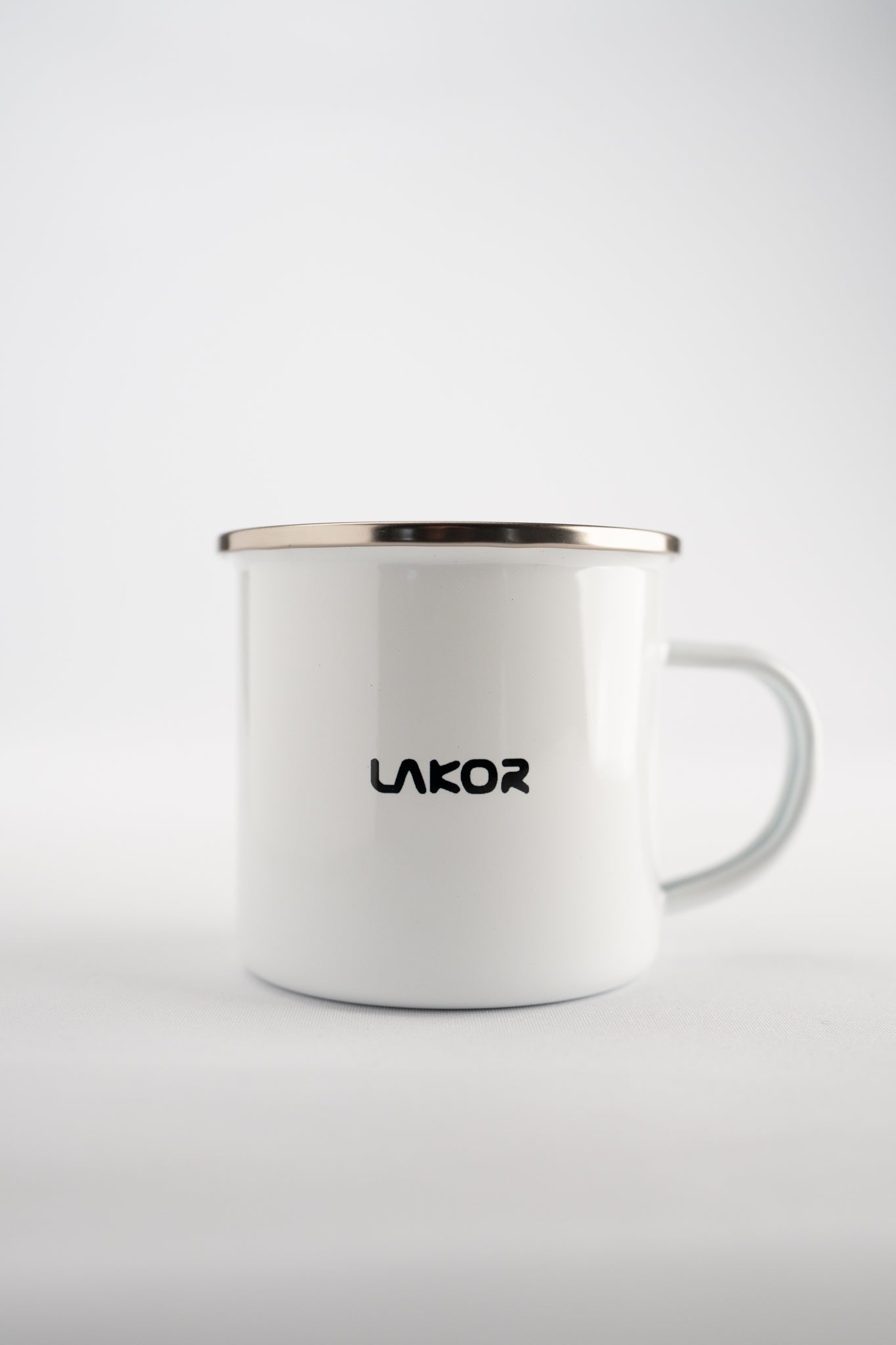 LAKOR Pathfinder Emaljekrus Mug White
