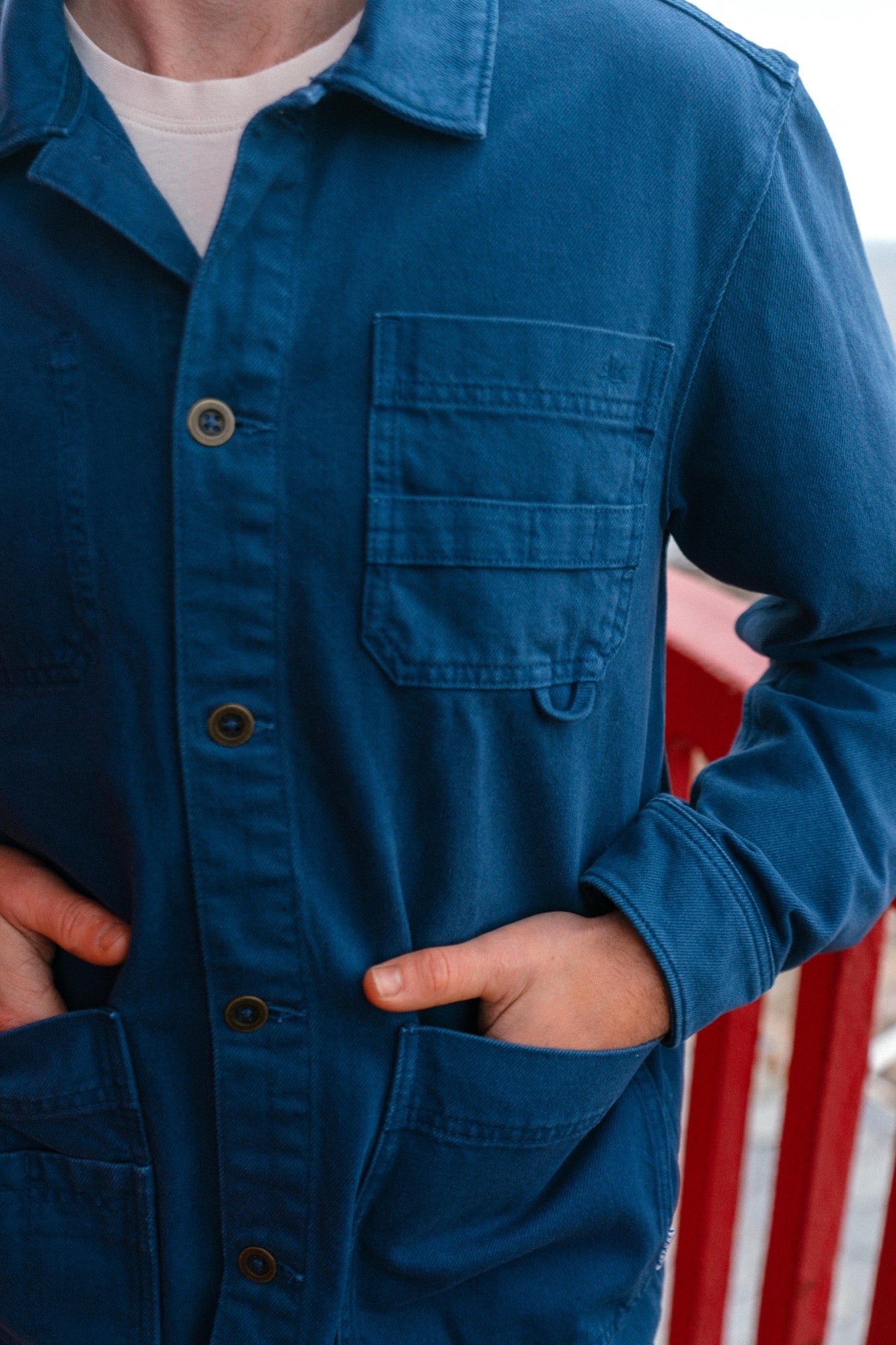 LAKOR Peddler Work Shirt Overshirt Insignia Blue