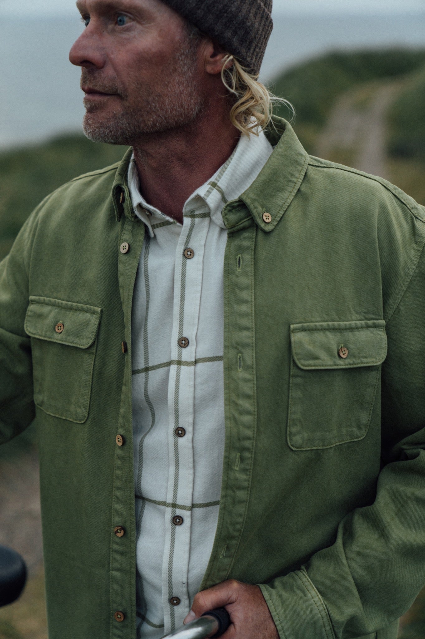 LAKOR Picnic Shirt Shirt Mosstone