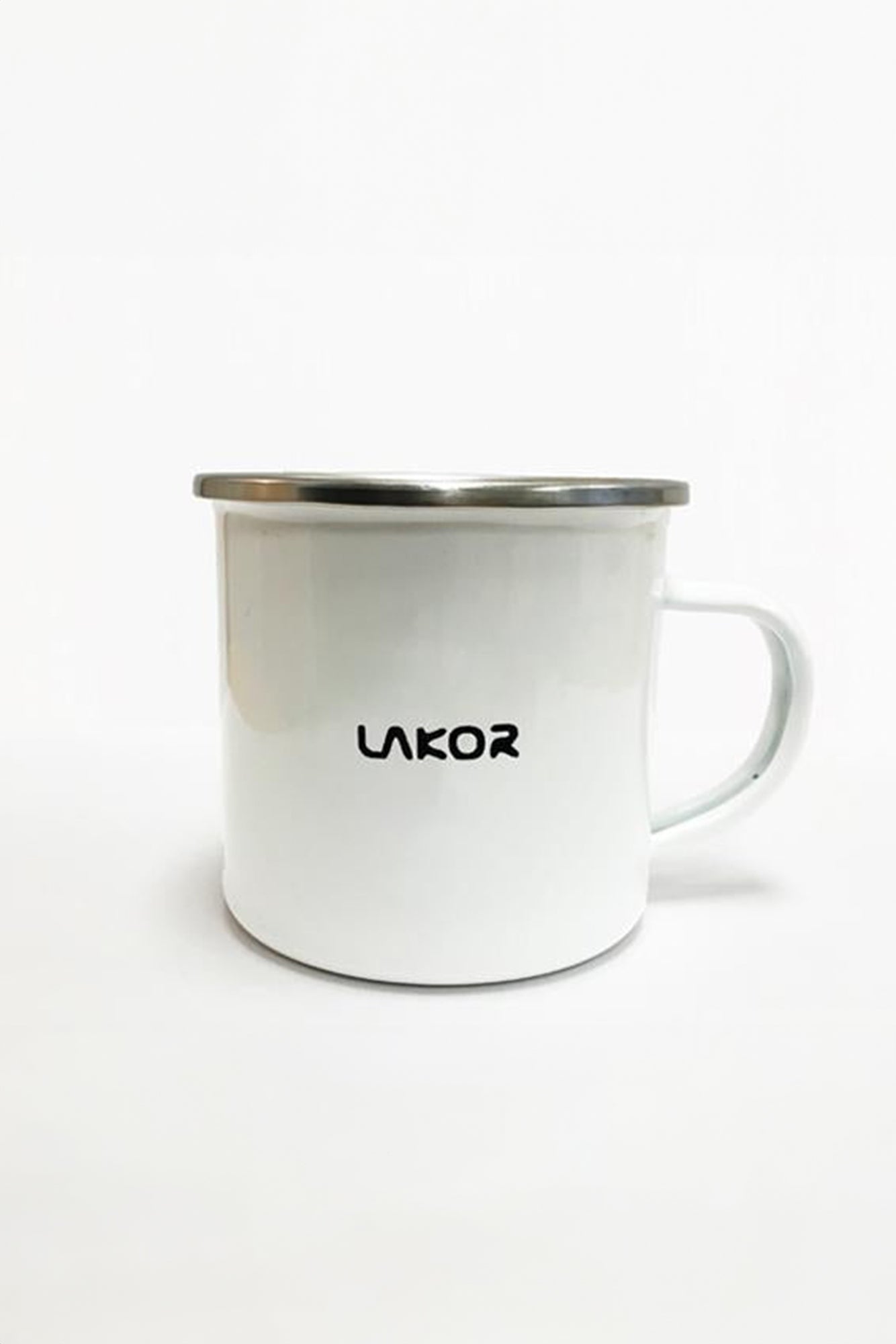 LAKOR Pier Pelican Emaljekrus Mug White
