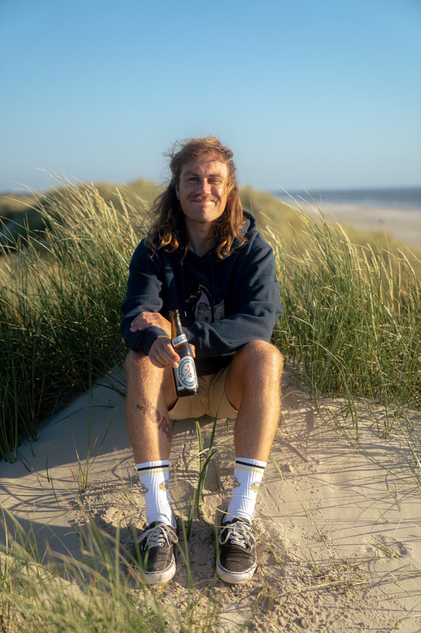 LAKOR Pilgrim Penguin Hoodie Sweatshirt Blueberry