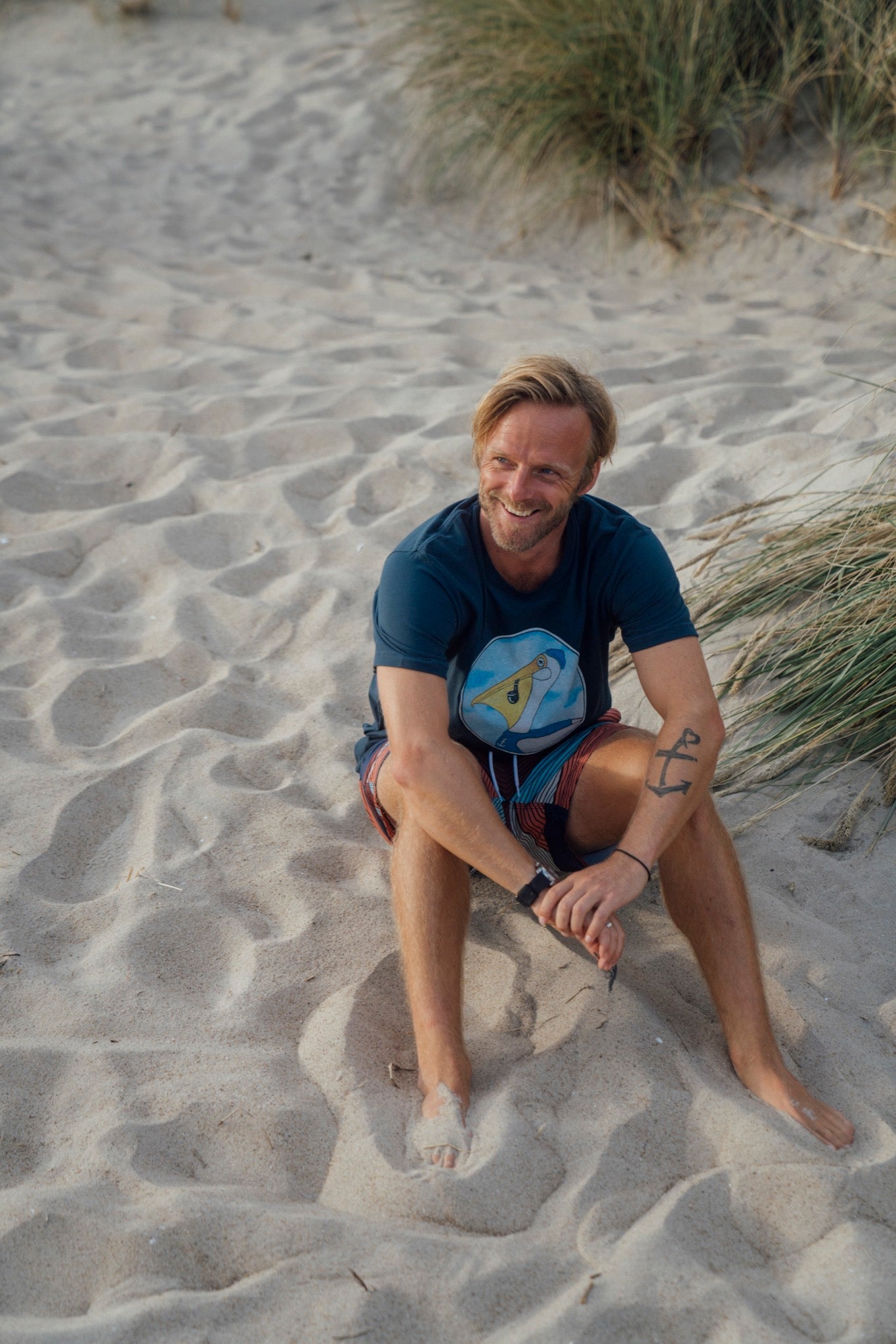 LAKOR Pipe Pelican T-shirt T-Shirt Navy