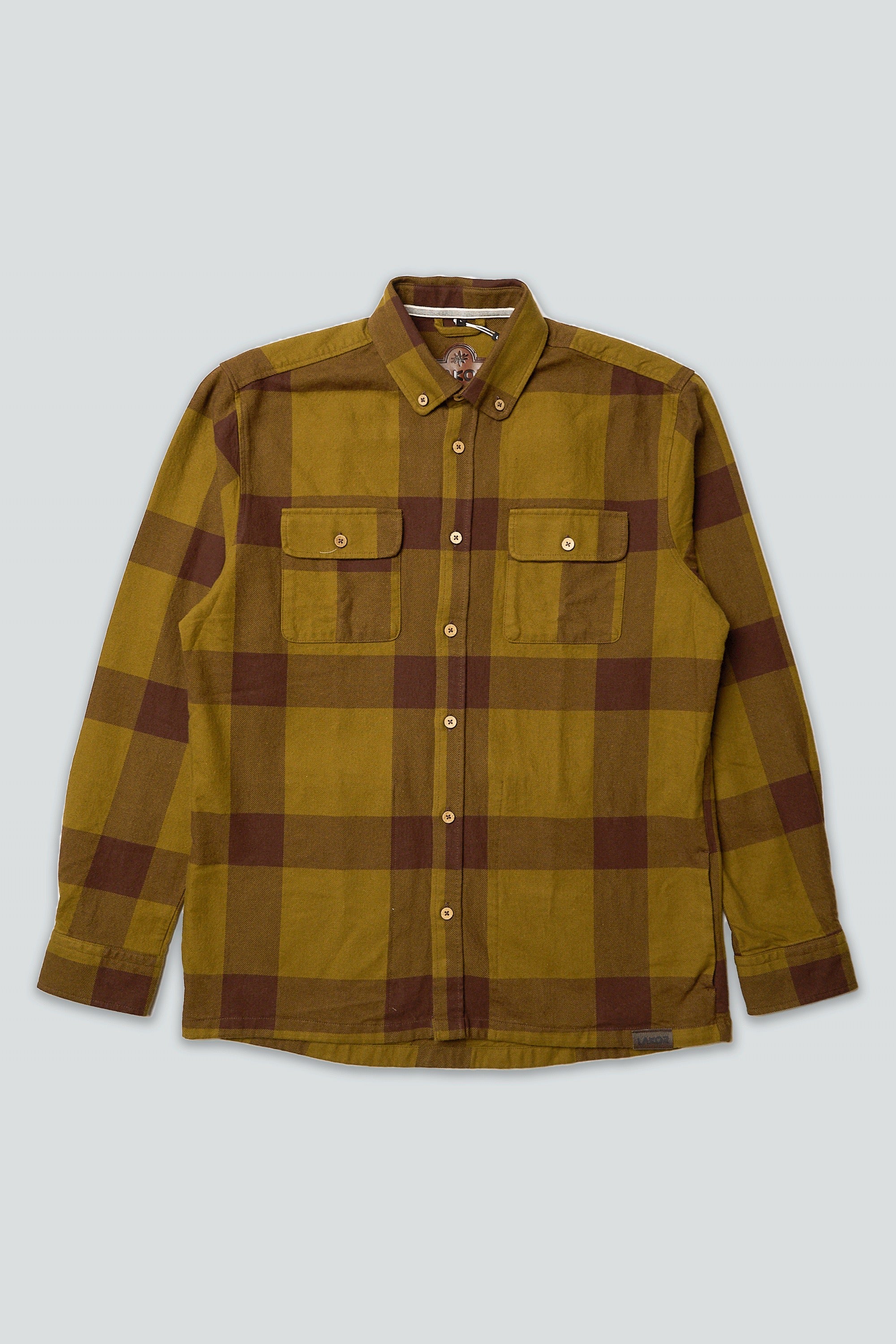 LAKOR Recycled Work Shirt Overshirt Fir Green