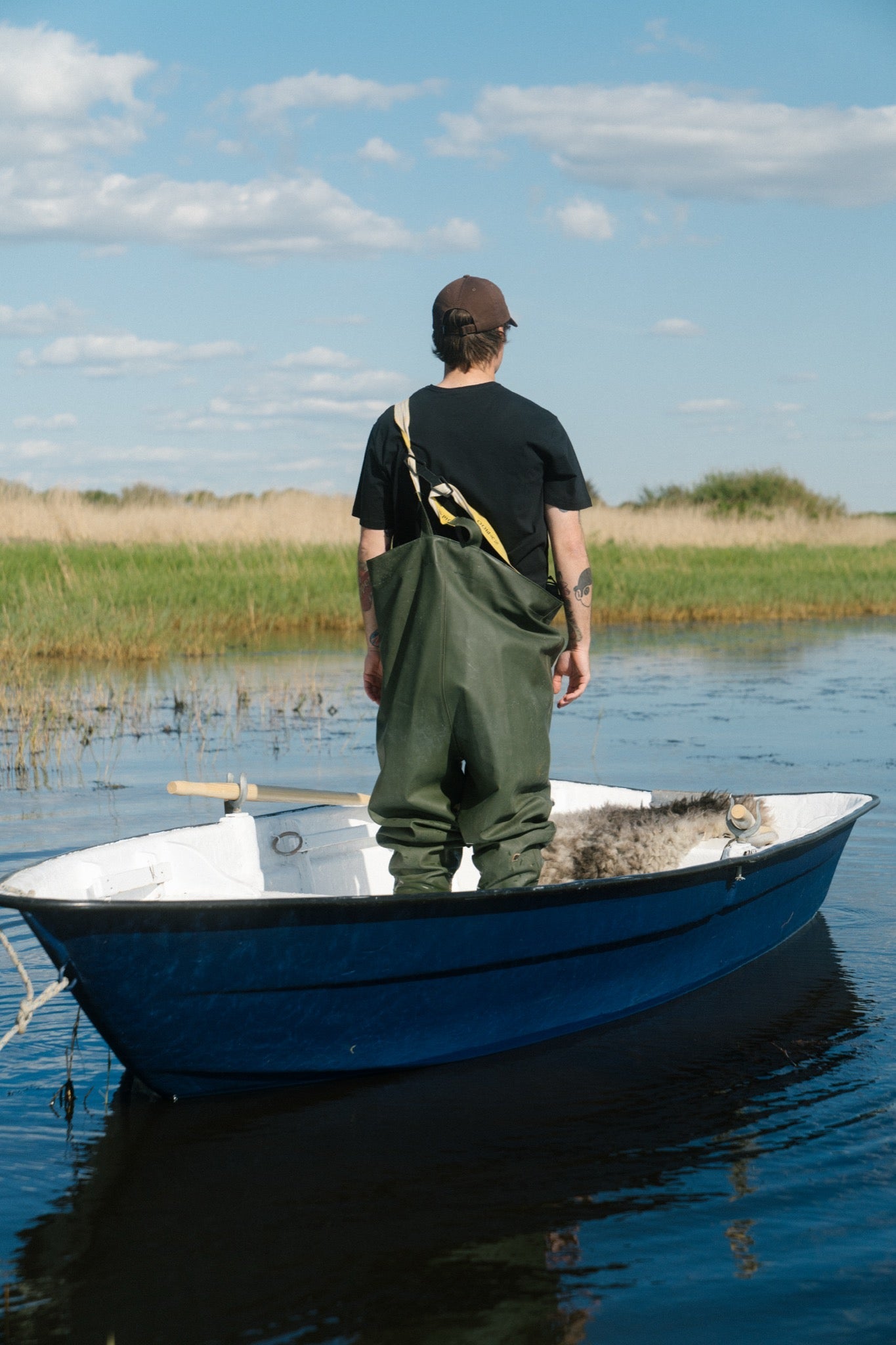 LAKOR Red Maxi T-shirt T-Shirt Moonless Night