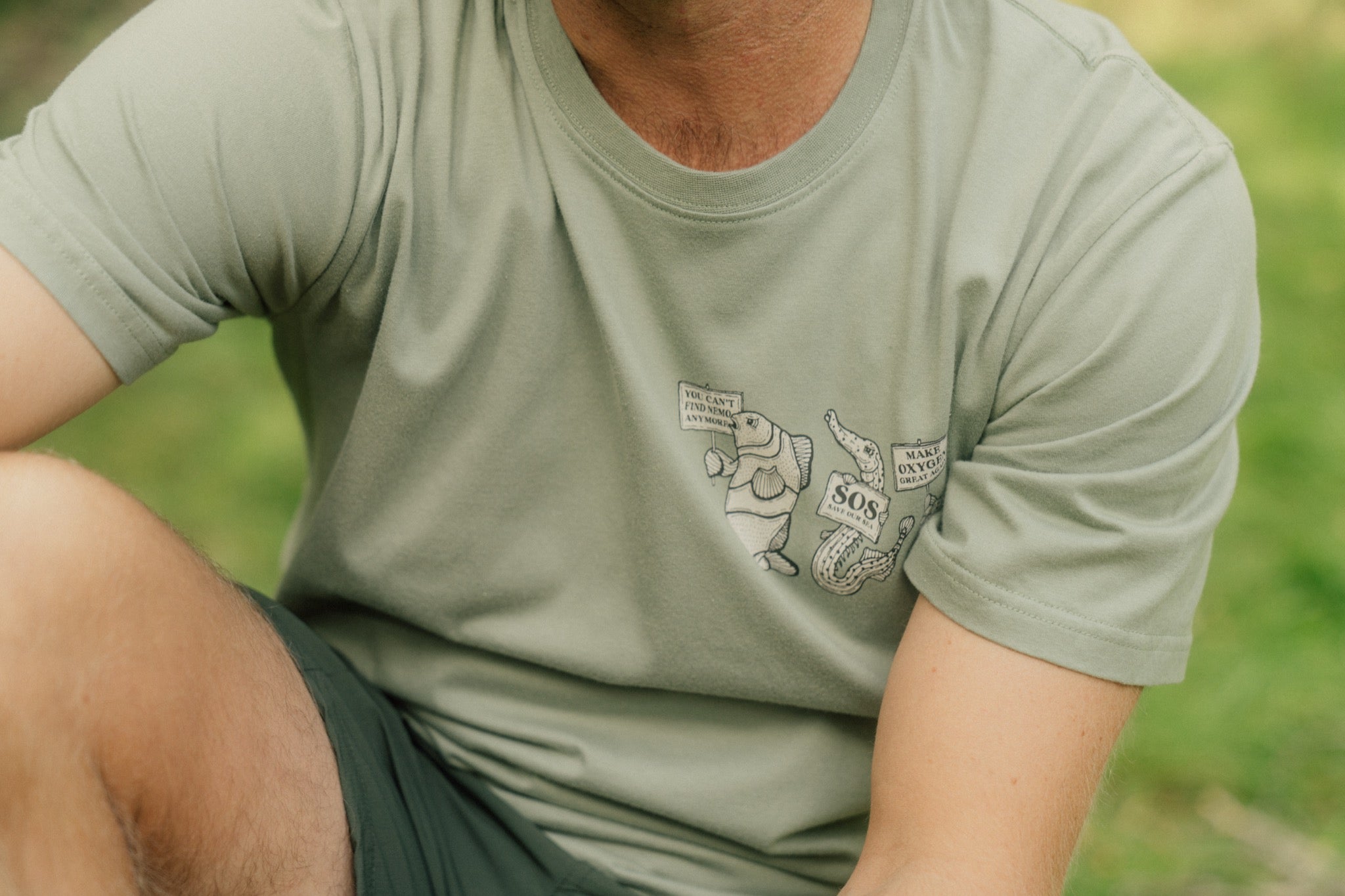 LAKOR Reel Fish Demo T-shirt T-Shirt Sea Spray