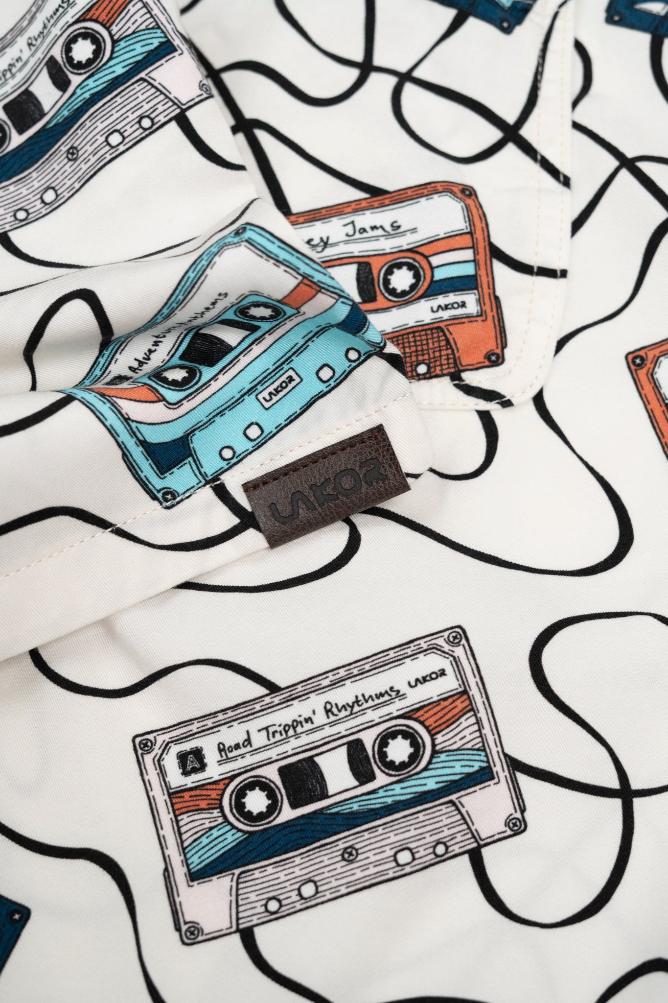 LAKOR Roadtrip Mixtape Shorts Shorts Star White