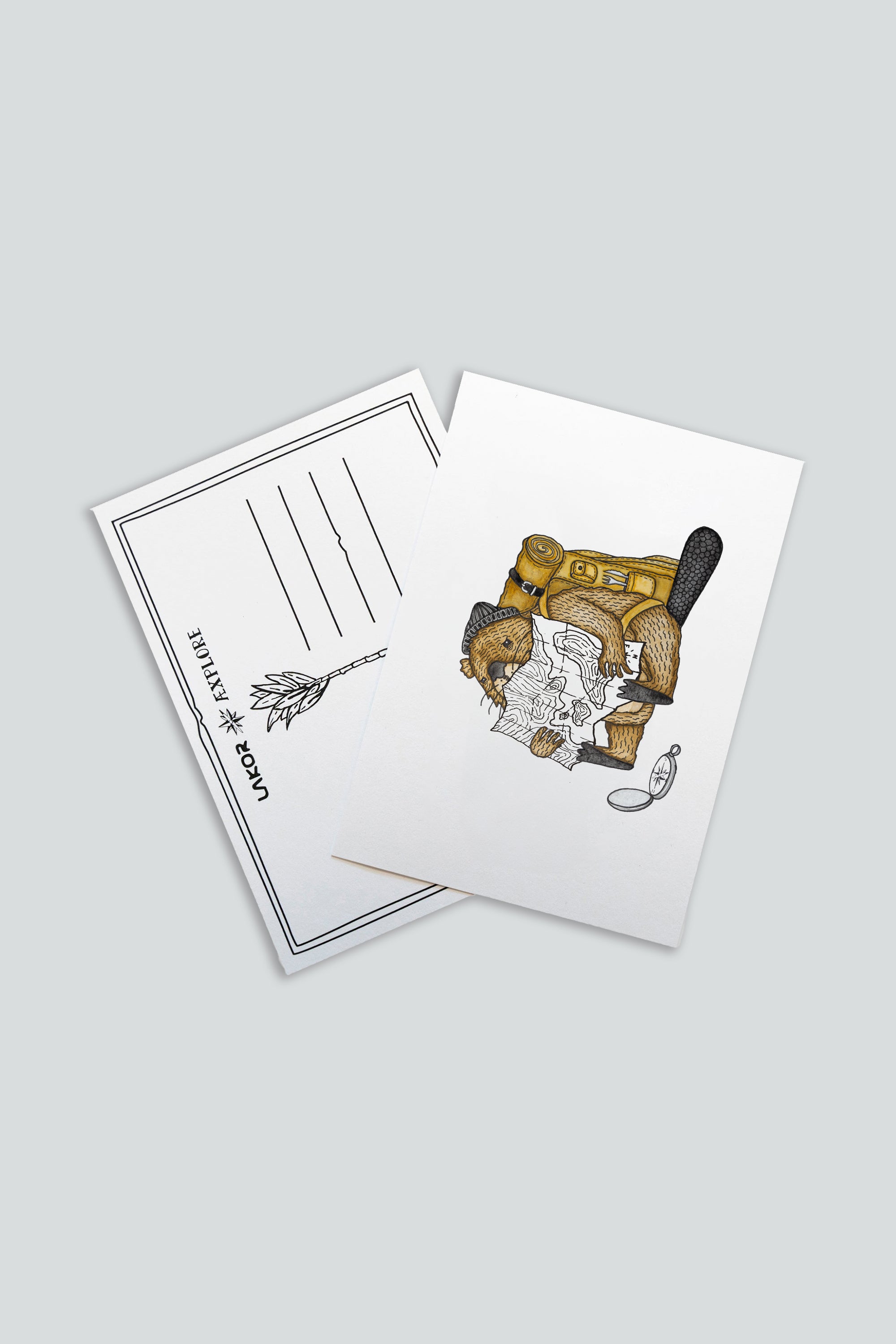 Rodents Roadmap Postkort