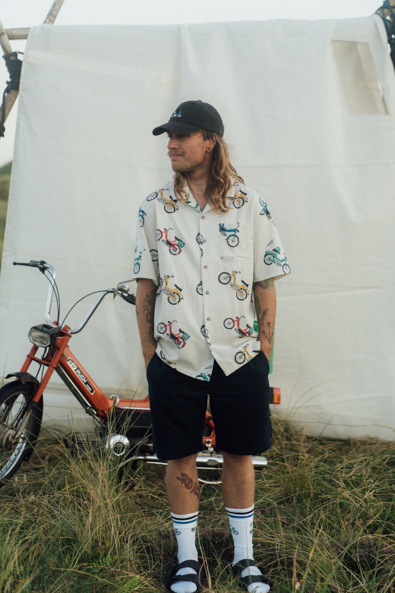 Puch Color Short Sleeve Shirt (Starwhite)