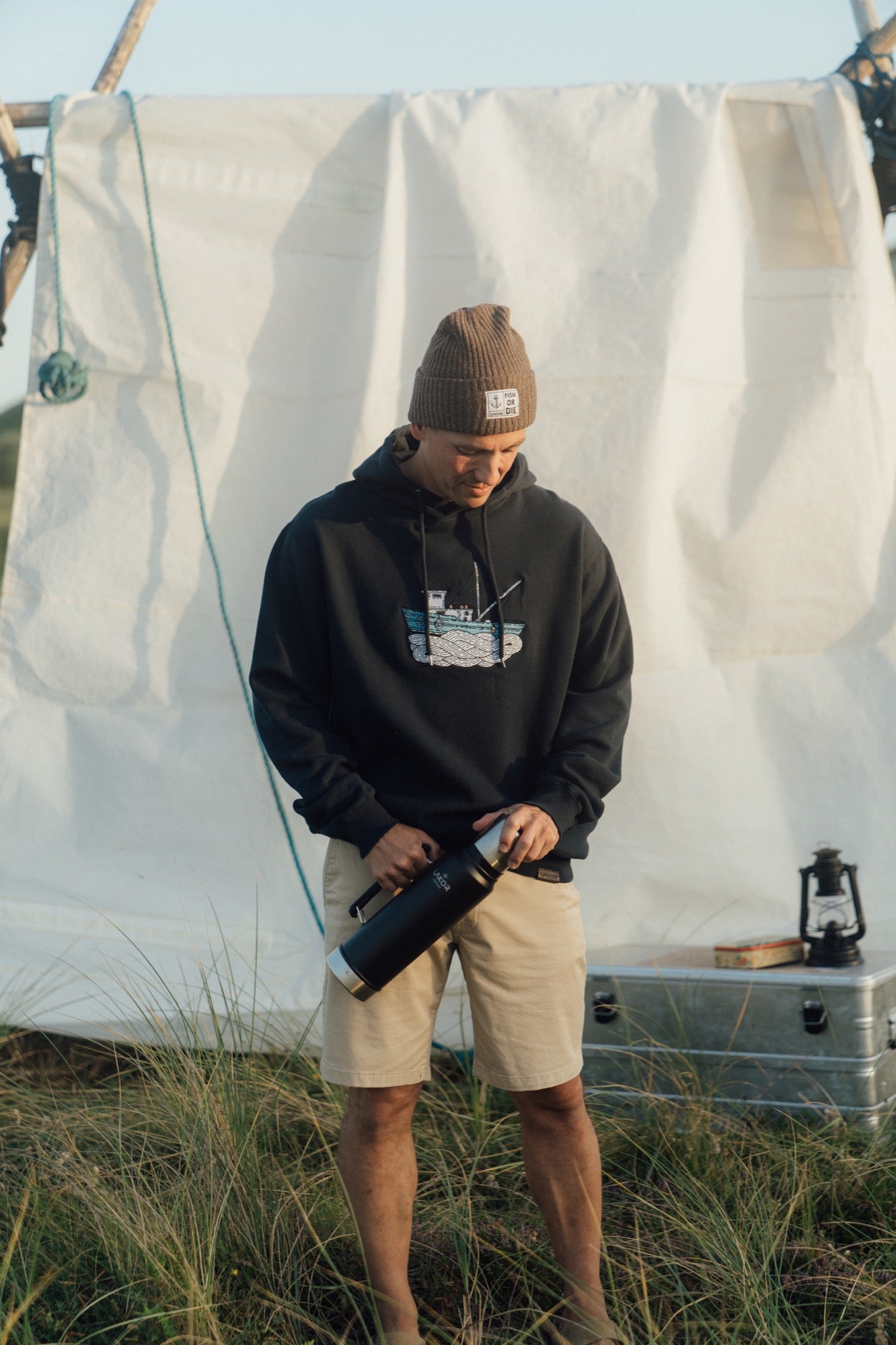 Fishing Vessel Hoodie (Blueberry)